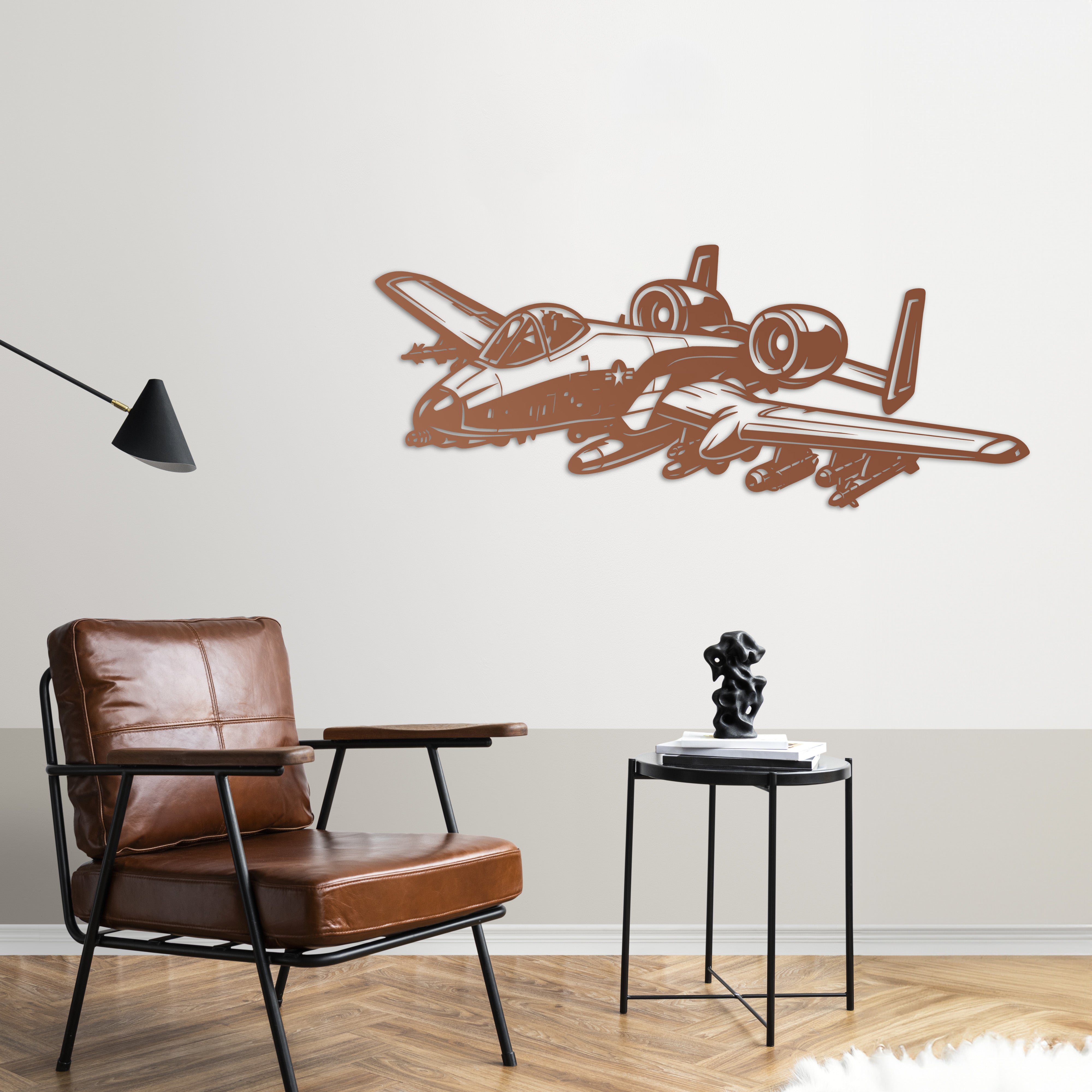 A-10 Thunderbolt – Jet Uçak Metal Duvar Dekoru