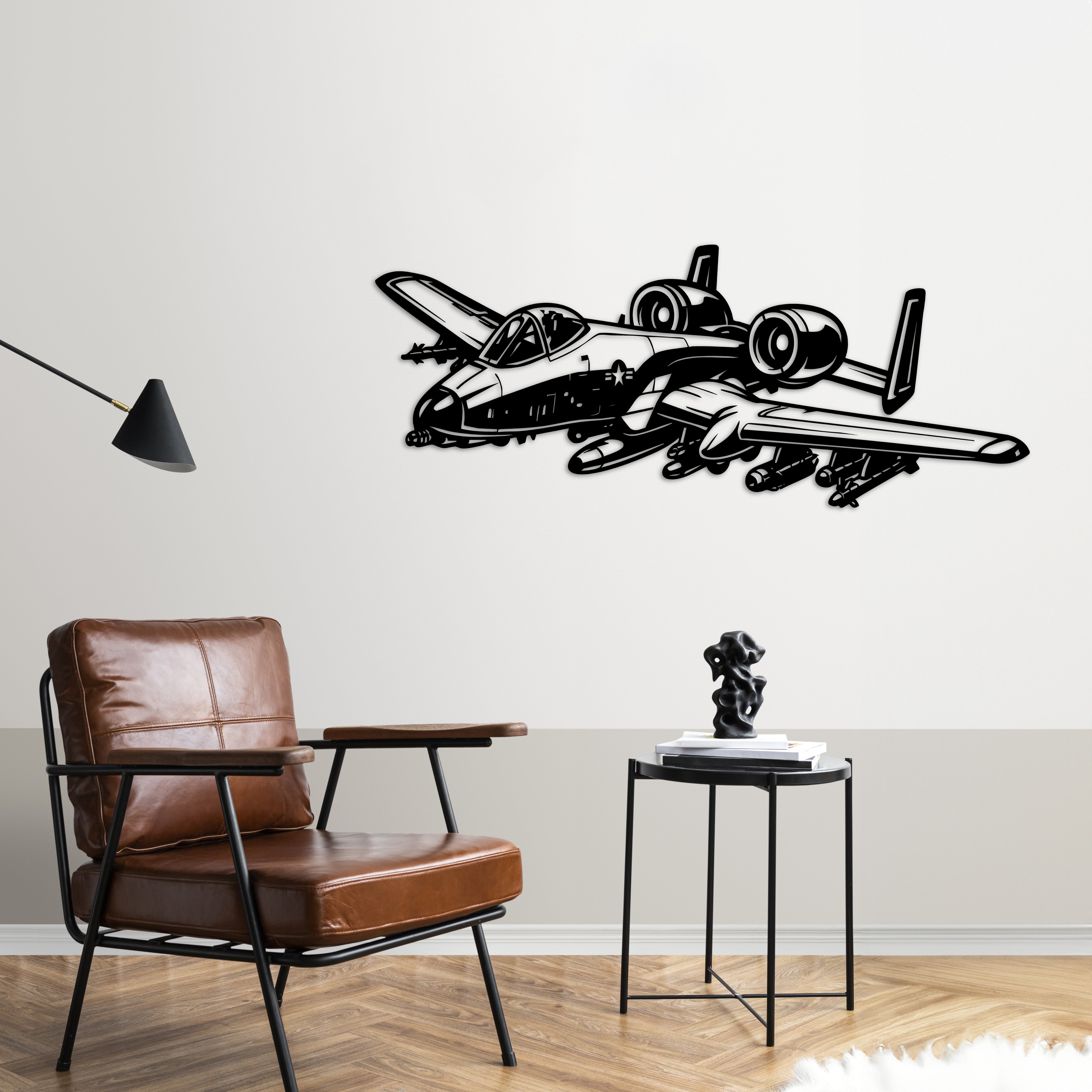 A-10 Thunderbolt – Jet Uçak Metal Duvar Dekoru