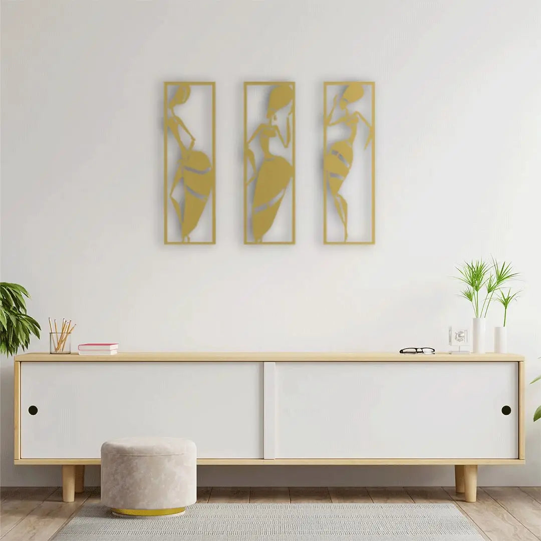 Ruhun Ritmi: Afrika’nın Kadınları Metal Duvar Dekoru Laser Artique