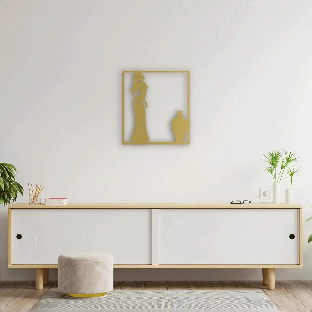 Sessiz Gurur Metal Duvar Dekoru Laser Artique