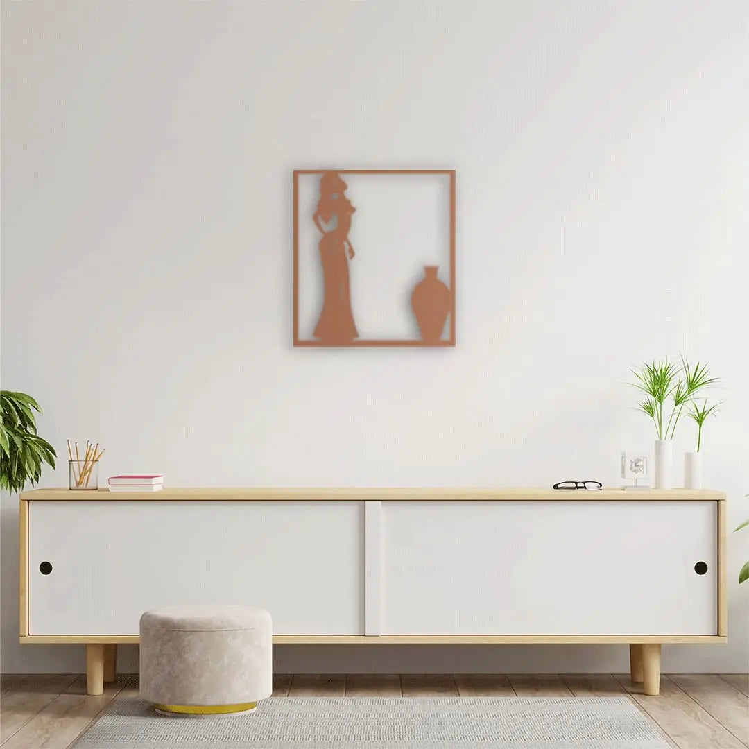 Sessiz Gurur Metal Duvar Dekoru Laser Artique