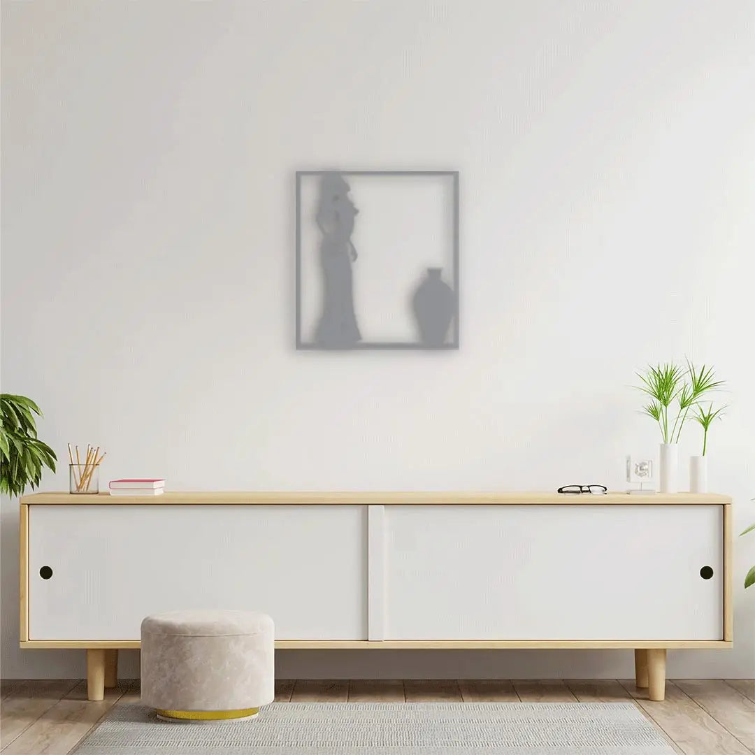 Sessiz Gurur Metal Duvar Dekoru Laser Artique