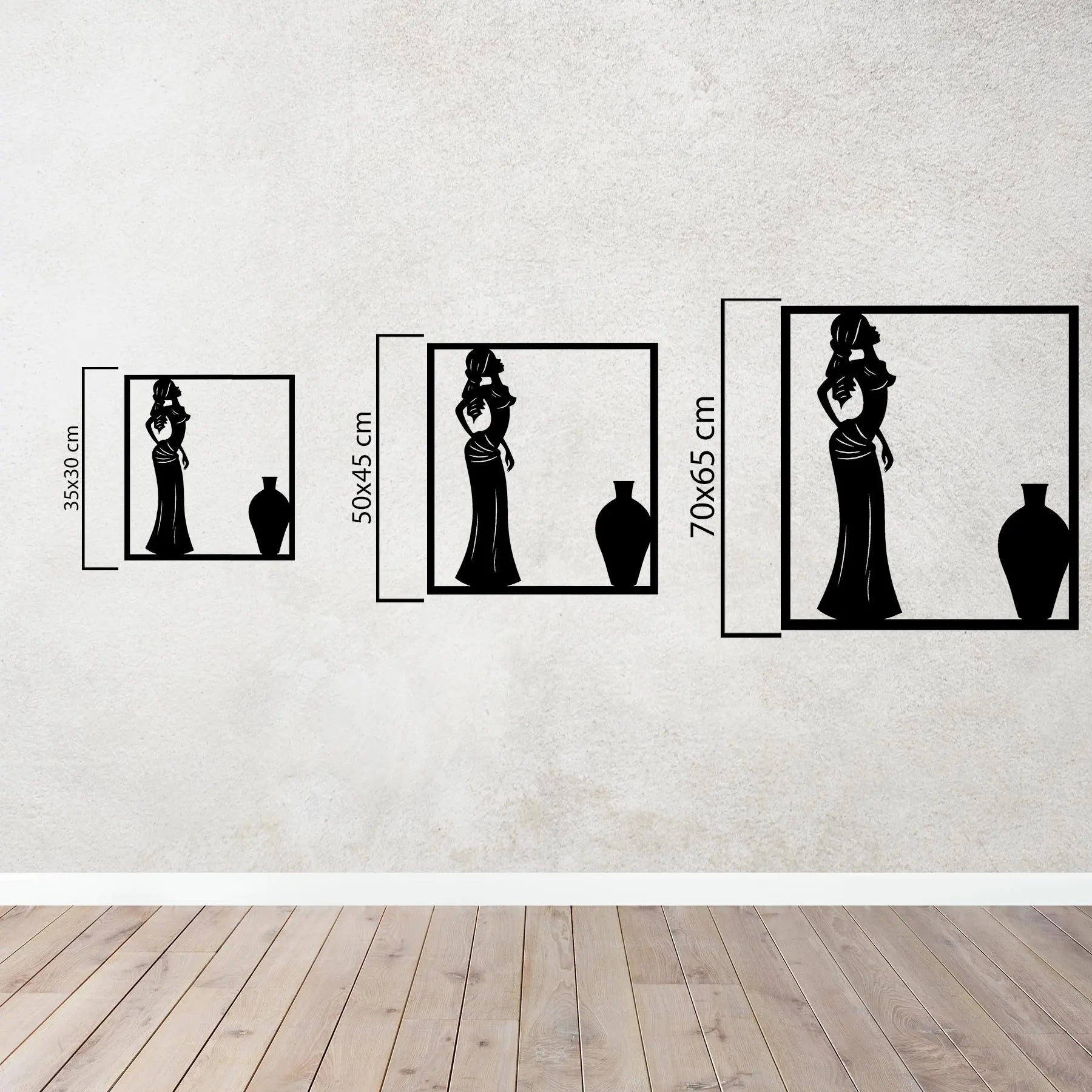 Sessiz Gurur Metal Duvar Dekoru Laser Artique