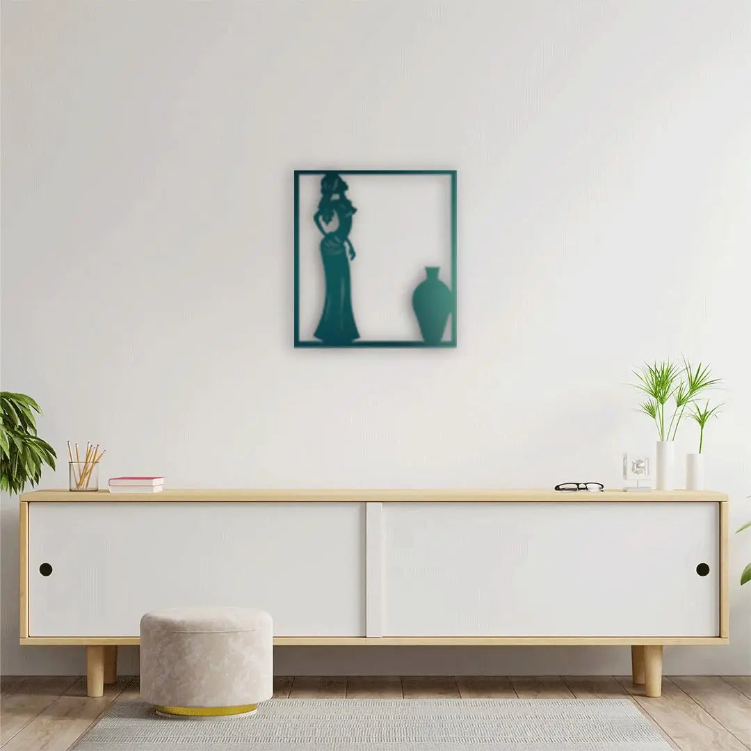 Sessiz Gurur Metal Duvar Dekoru Laser Artique