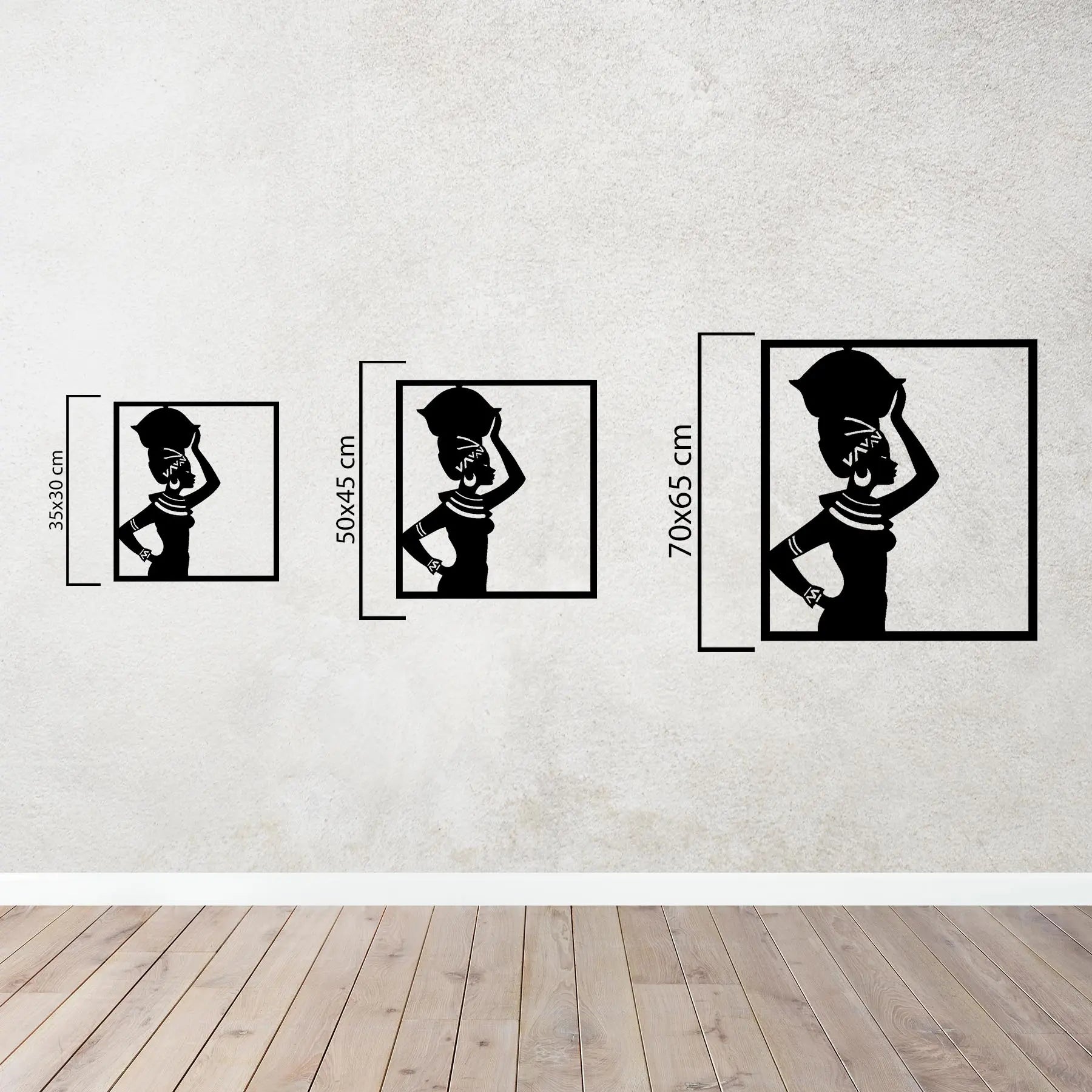 Taşıdığı Hikâye Metal Duvar Dekoru Laser Artique