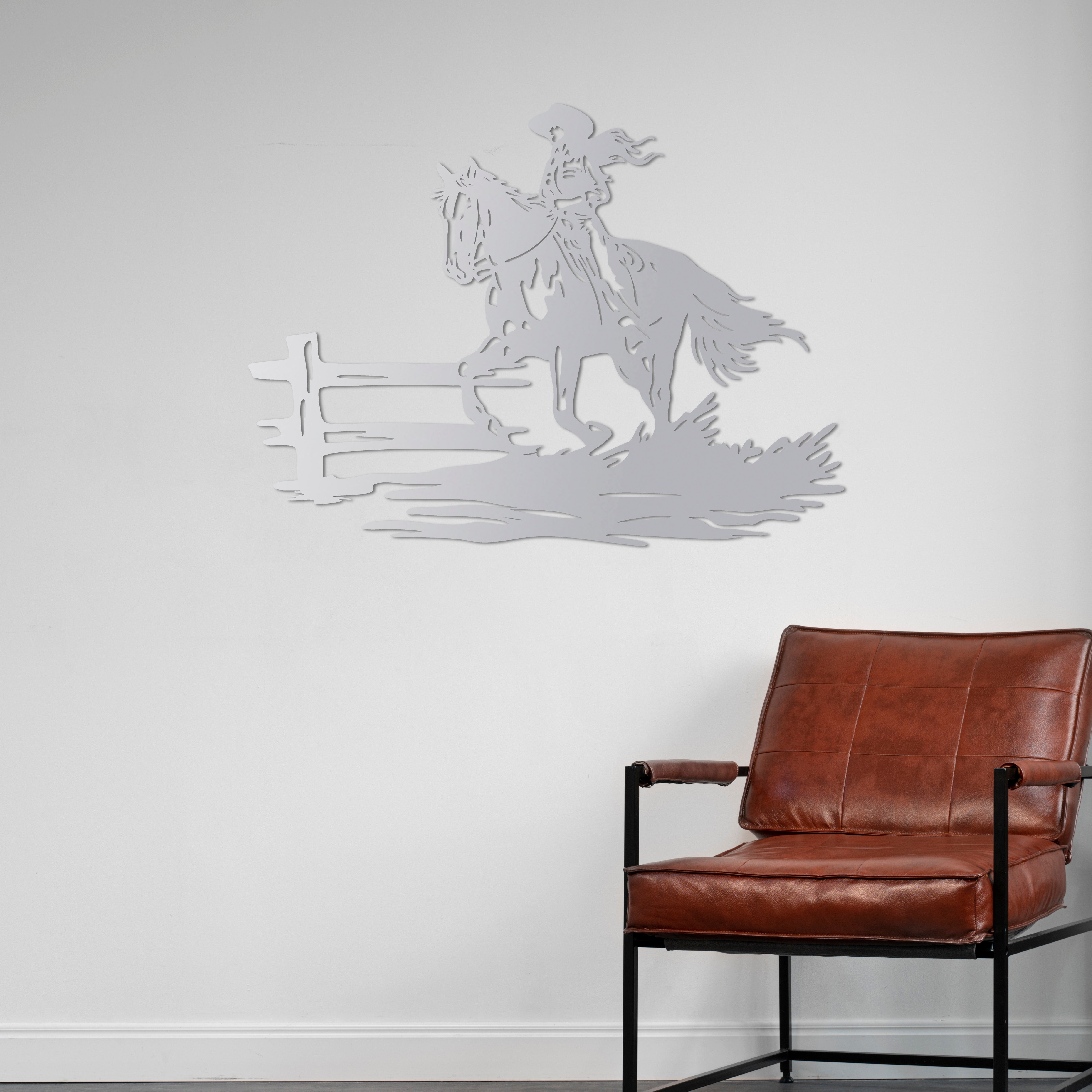 Özgürlüğün İzinde At Metal Duvar Dekoru