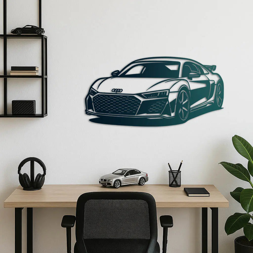 Audi R8 – Araba Metal Duvar Dekoru Laser Artique
