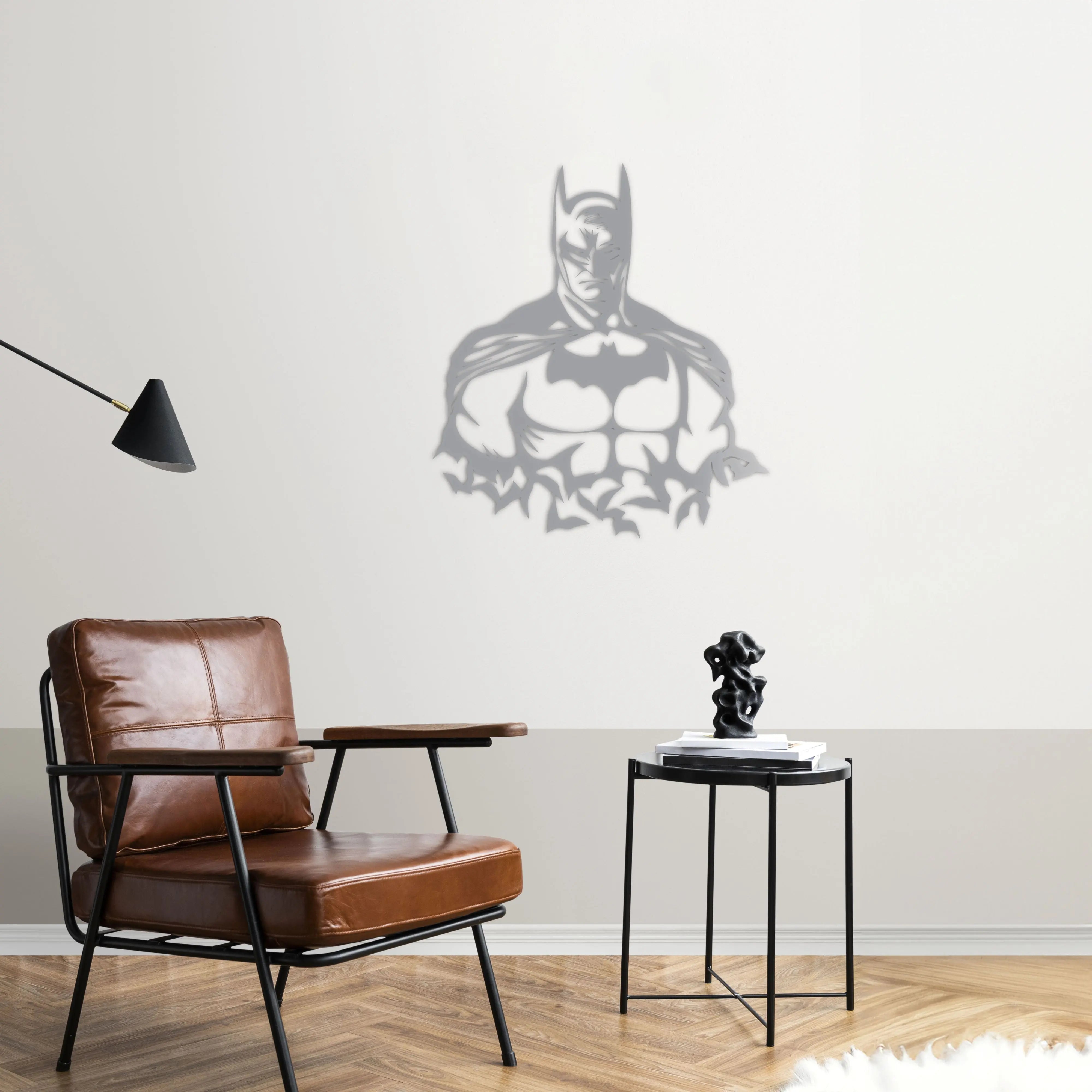 Gotham'ın Gözcüsü Metal Duvar Dekoru Laser Artique