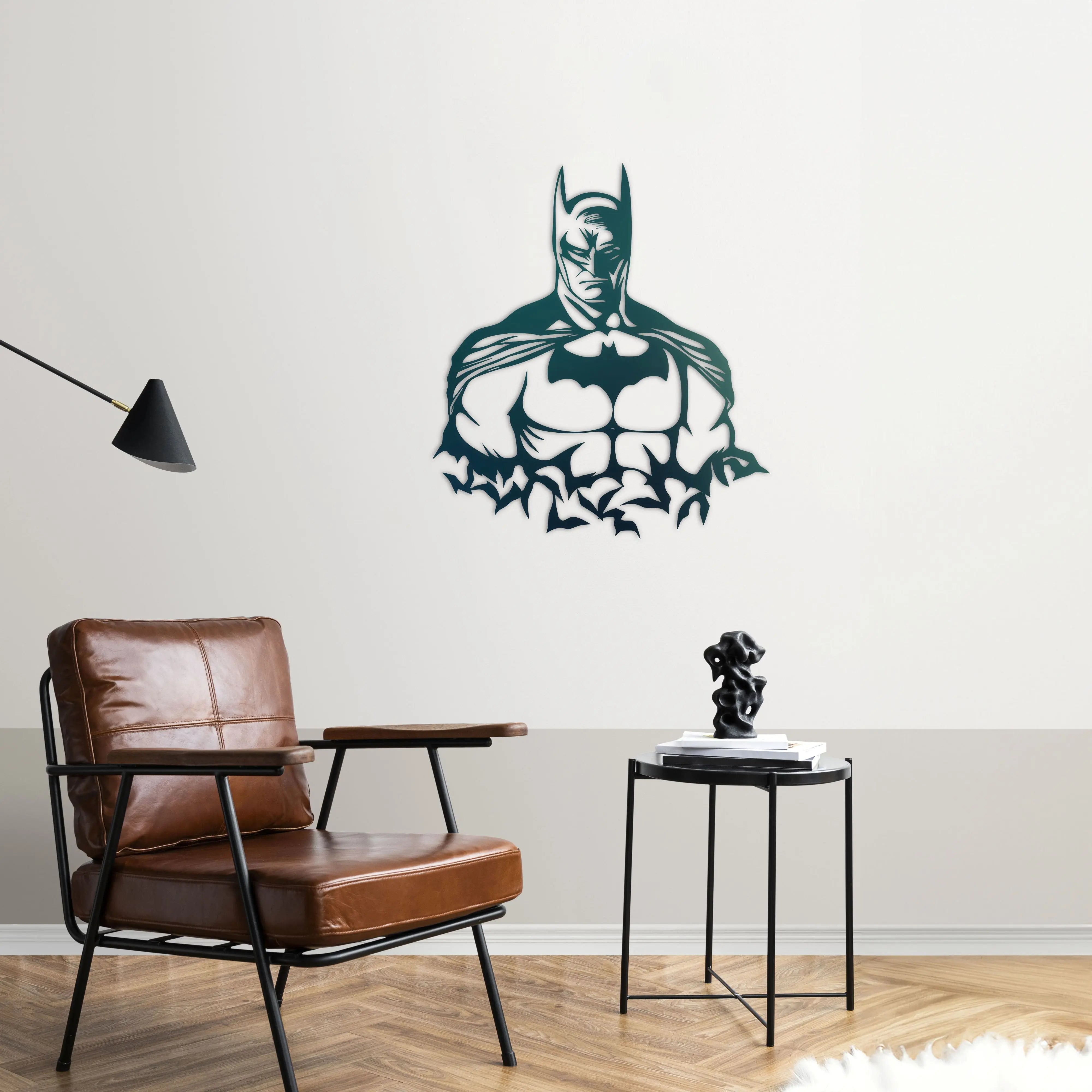 Gotham'ın Gözcüsü Metal Duvar Dekoru Laser Artique