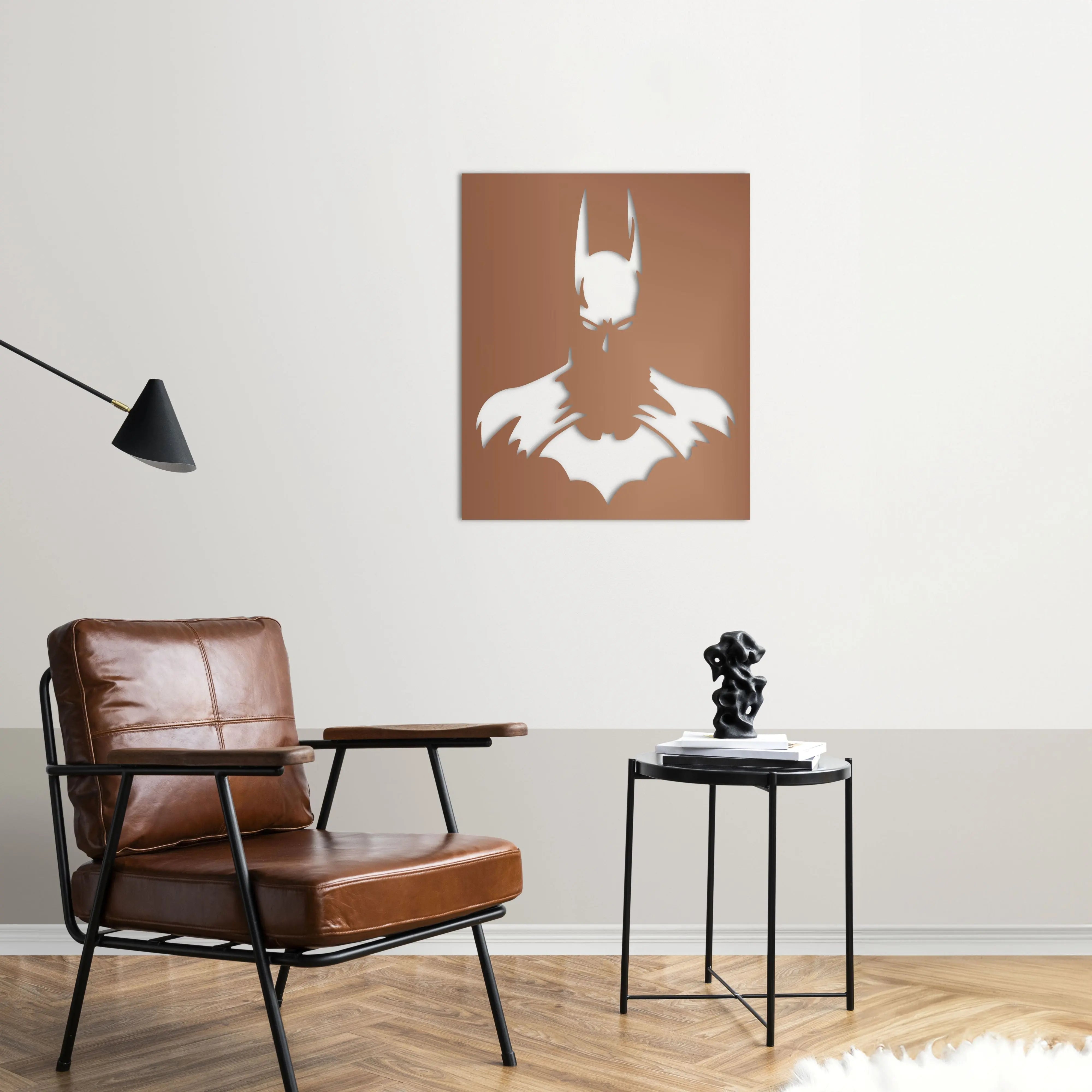 Batman Metal Duvar Dekoru Laser Artique