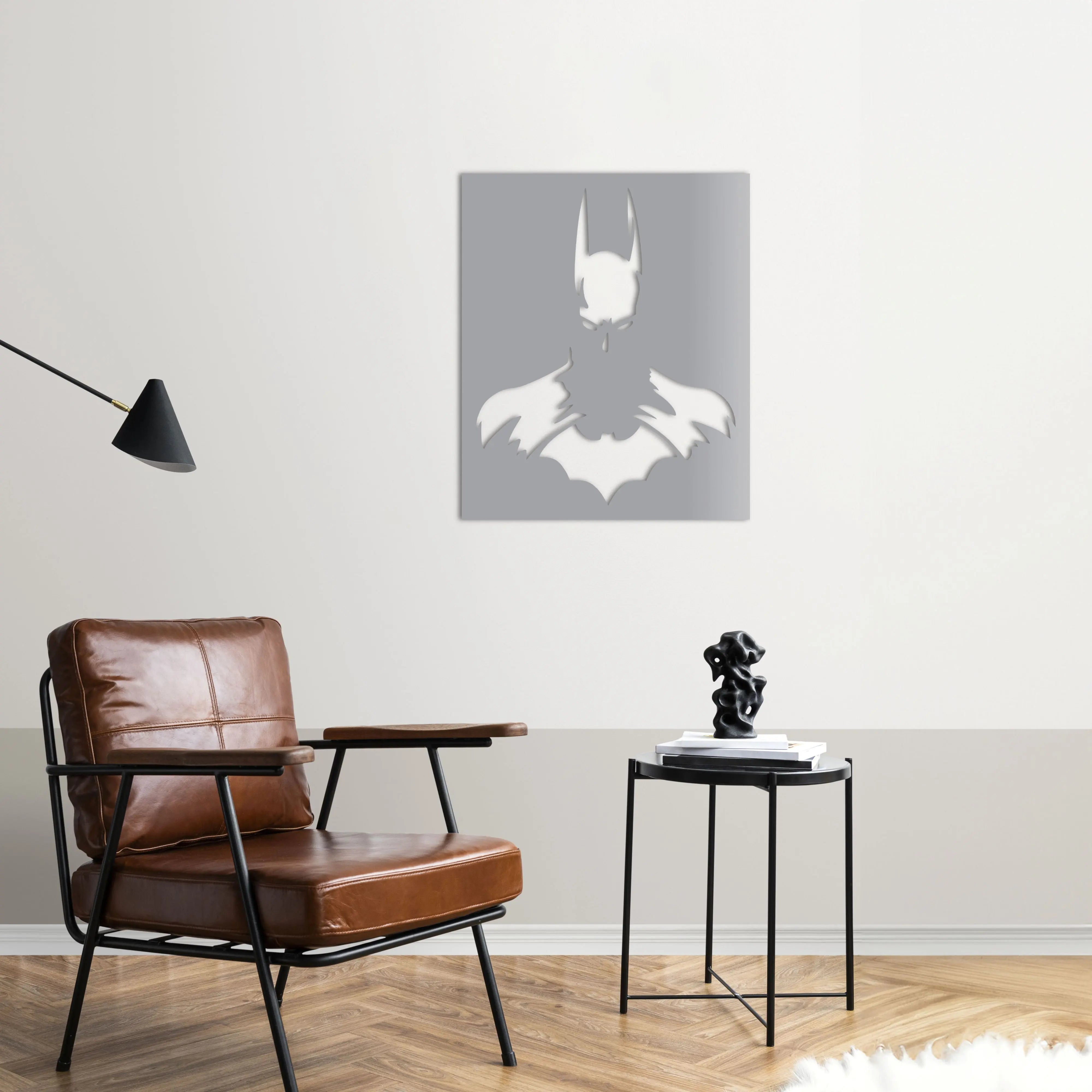 Batman Metal Duvar Dekoru Laser Artique