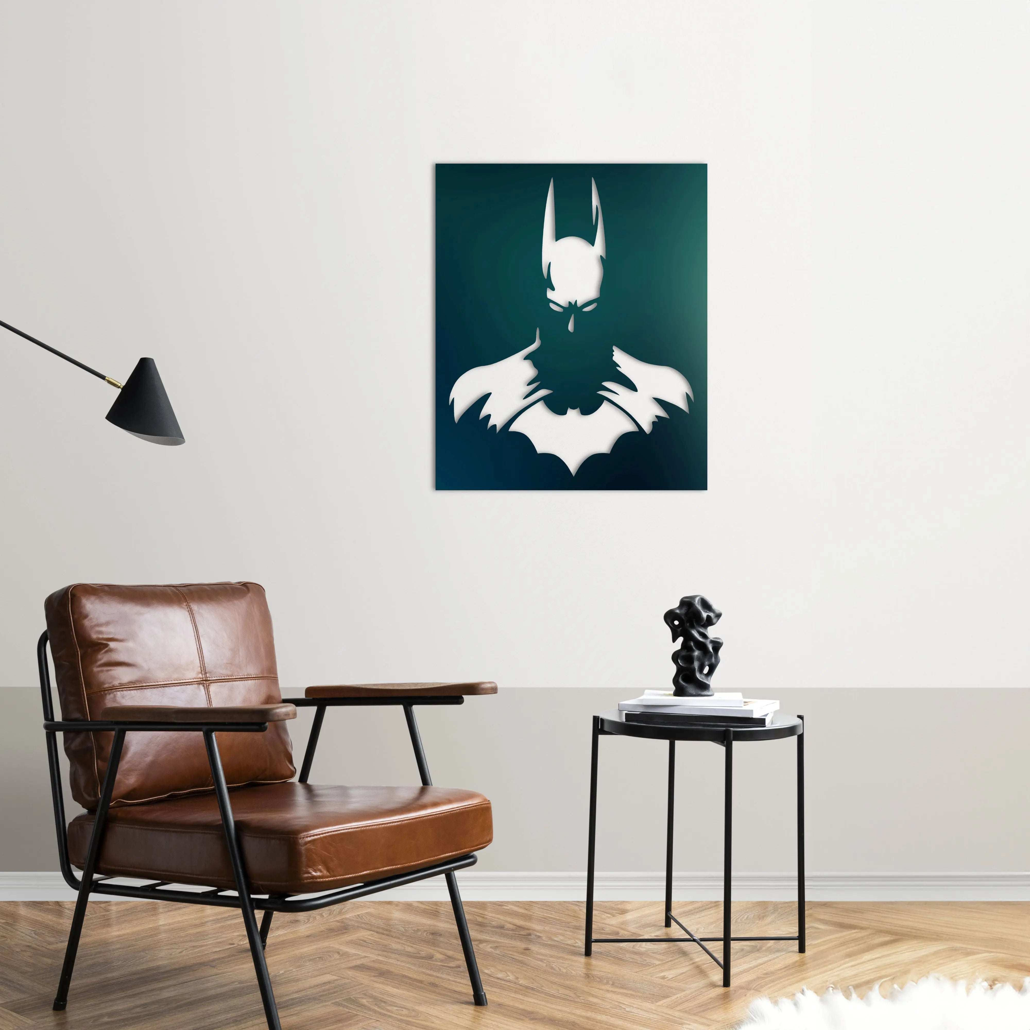 Batman Metal Duvar Dekoru Laser Artique