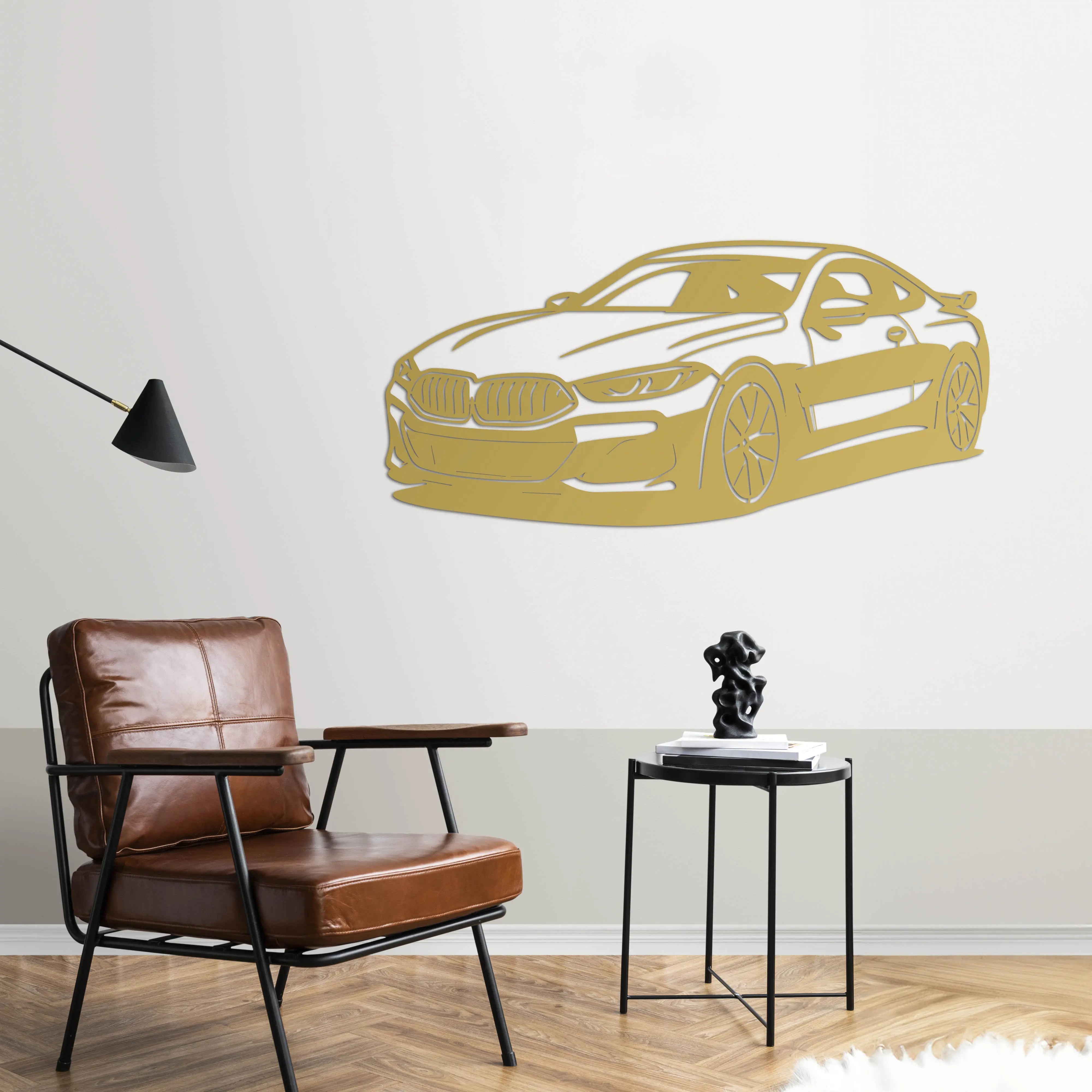 BMW 8 Serisi Coupe – Araba Metal Duvar Dekoru Laser Artique