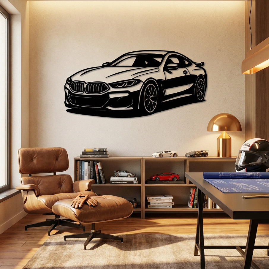 BMW M8 Coupe – Araba Metal Duvar Dekoru