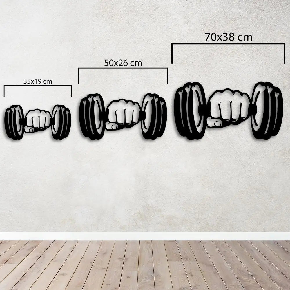 Gücün Sembolü Metal Duvar Dekoru Laser Artique
