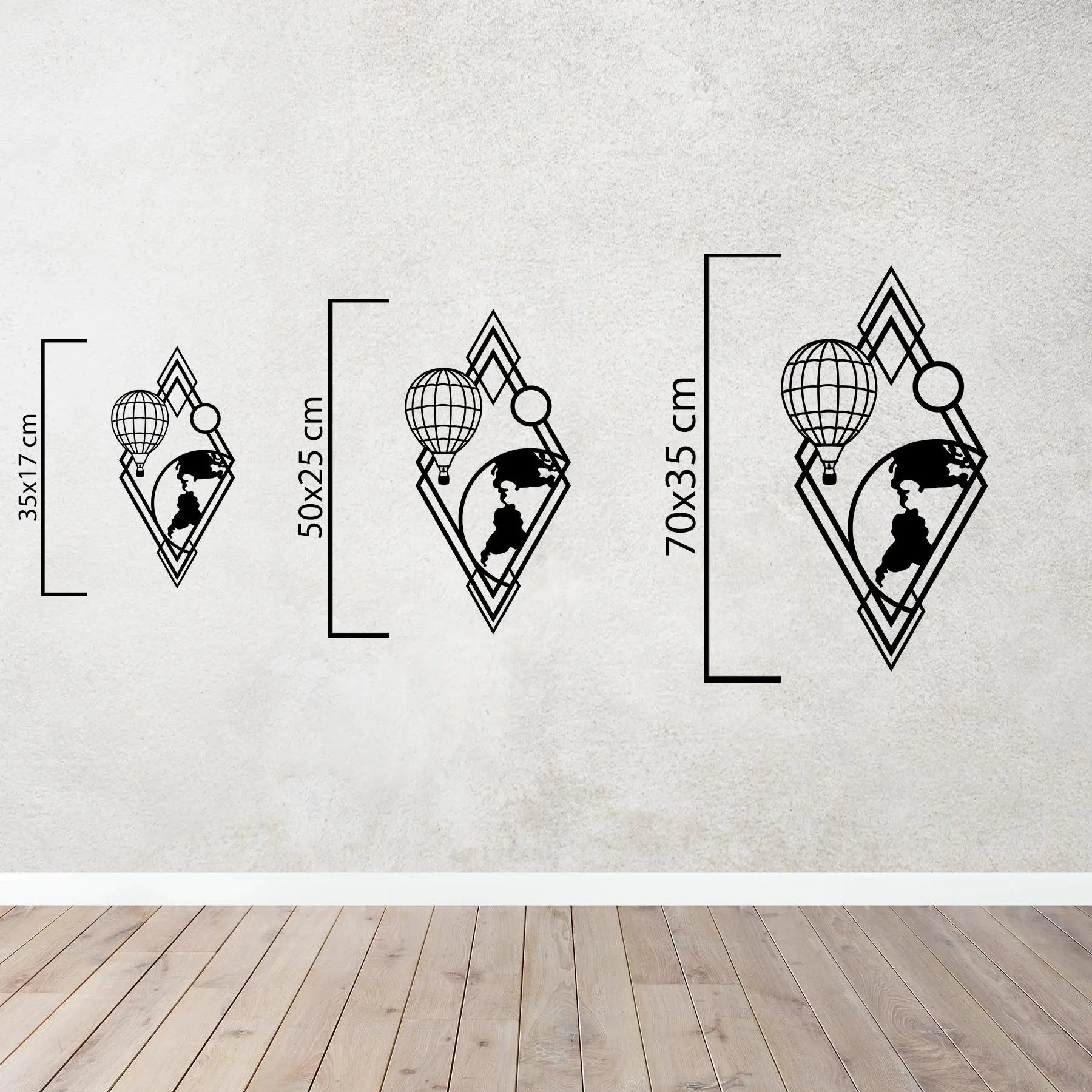 Gökyüzüne Yolculuk – Metal Duvar Dekoru Laser Artique