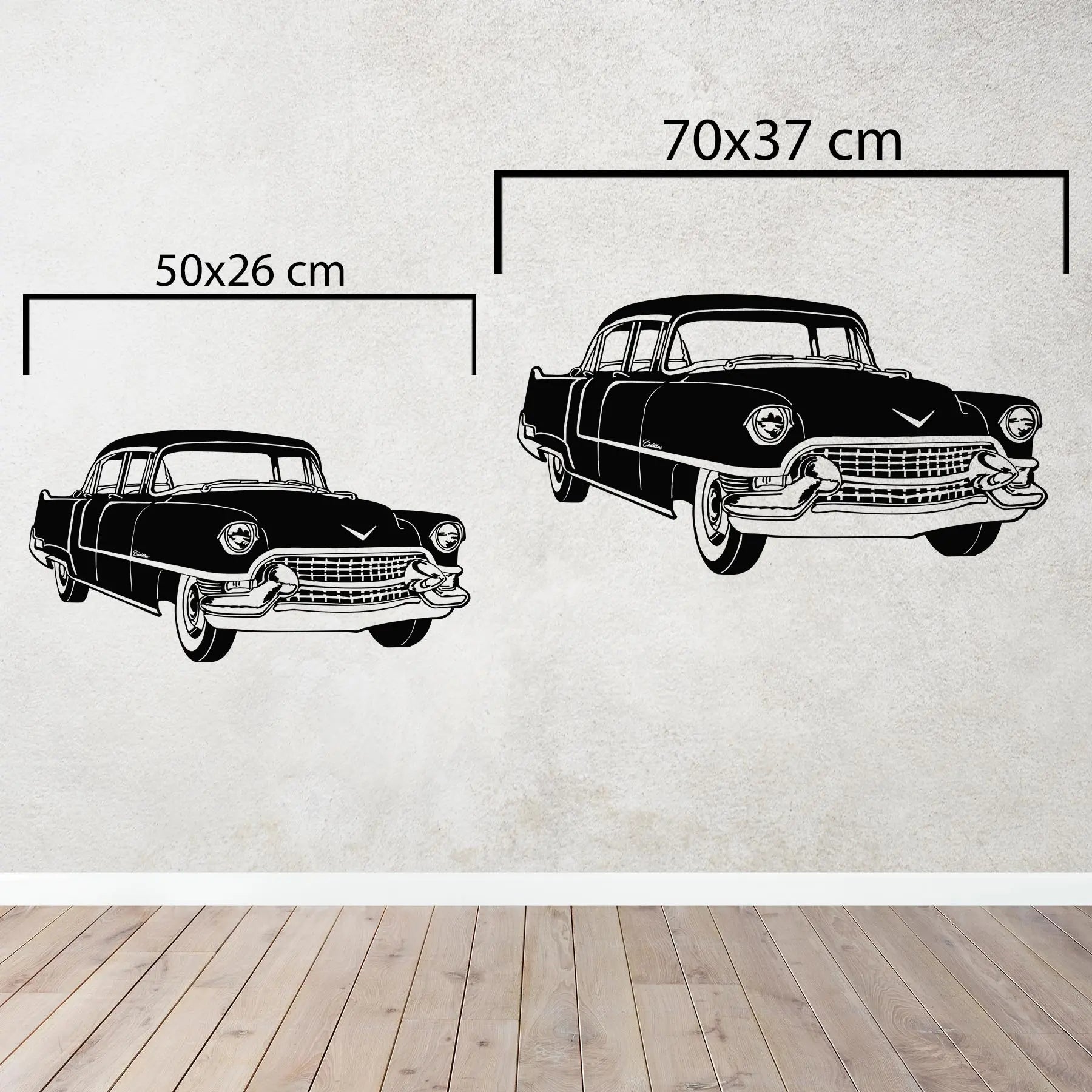 Klasik Cadillac – Araba Metal Duvar Dekoru Laser Artique