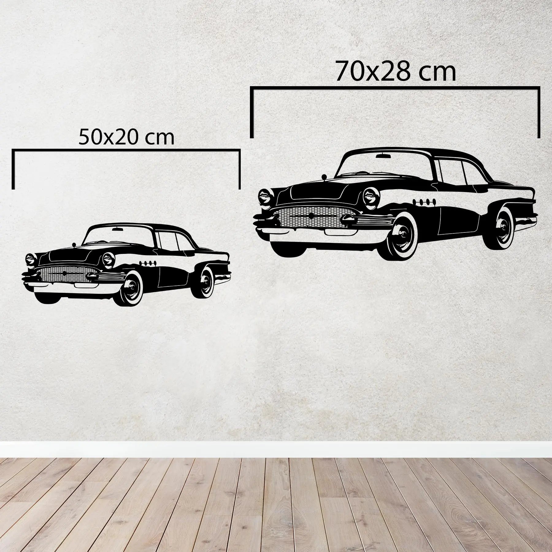 Klasik Amerikan Efsanesi – Araba Metal Duvar Dekoru Laser Artique