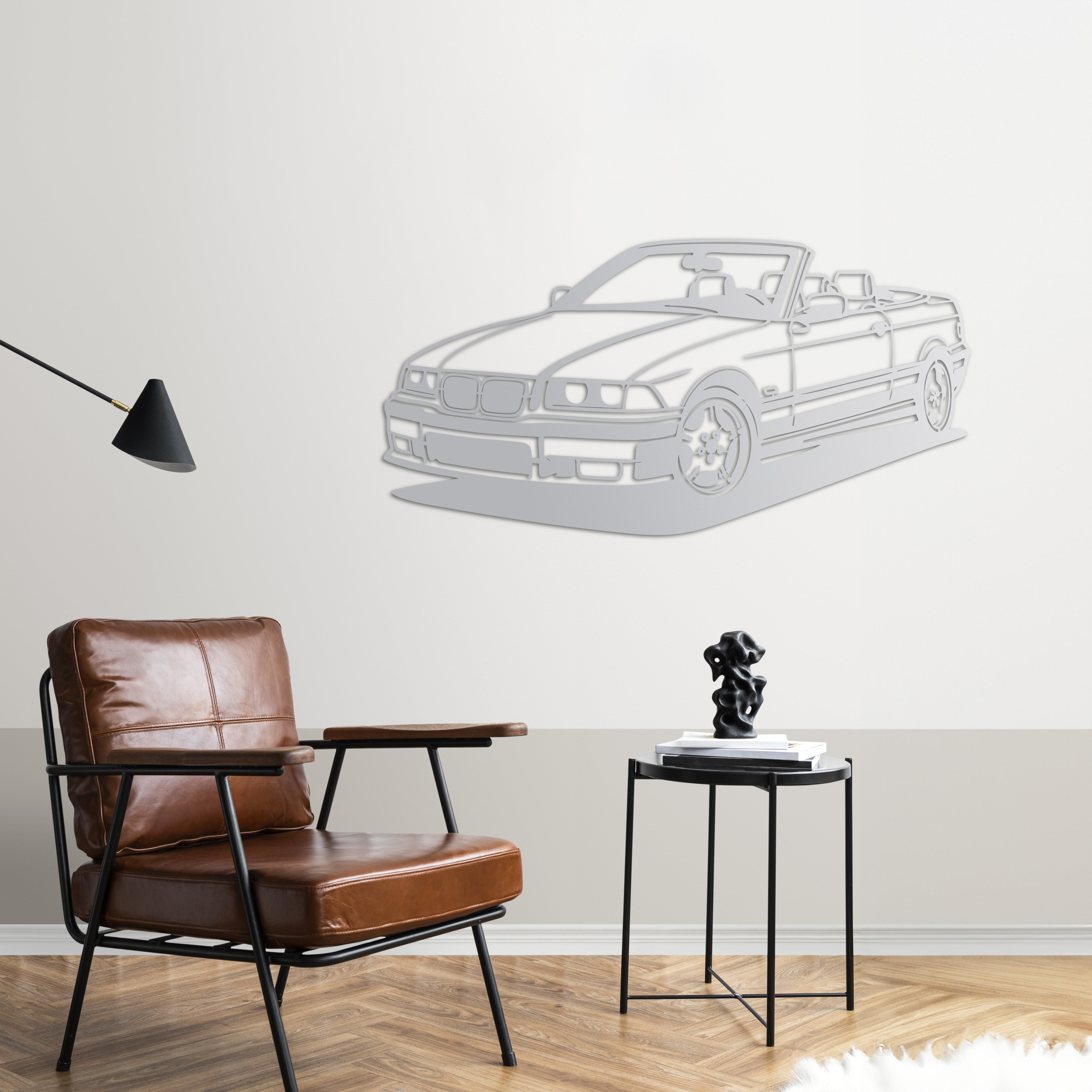 BMW E36 Cabrio – Araba Metal Duvar Dekoru