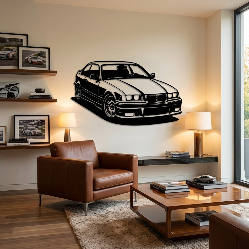 BMW E36 Coupe – Araba Metal Duvar Dekoru