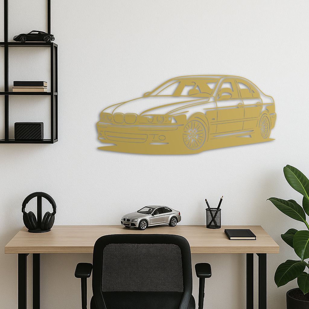 BMW E39 – Araba Metal Duvar Dekoru
