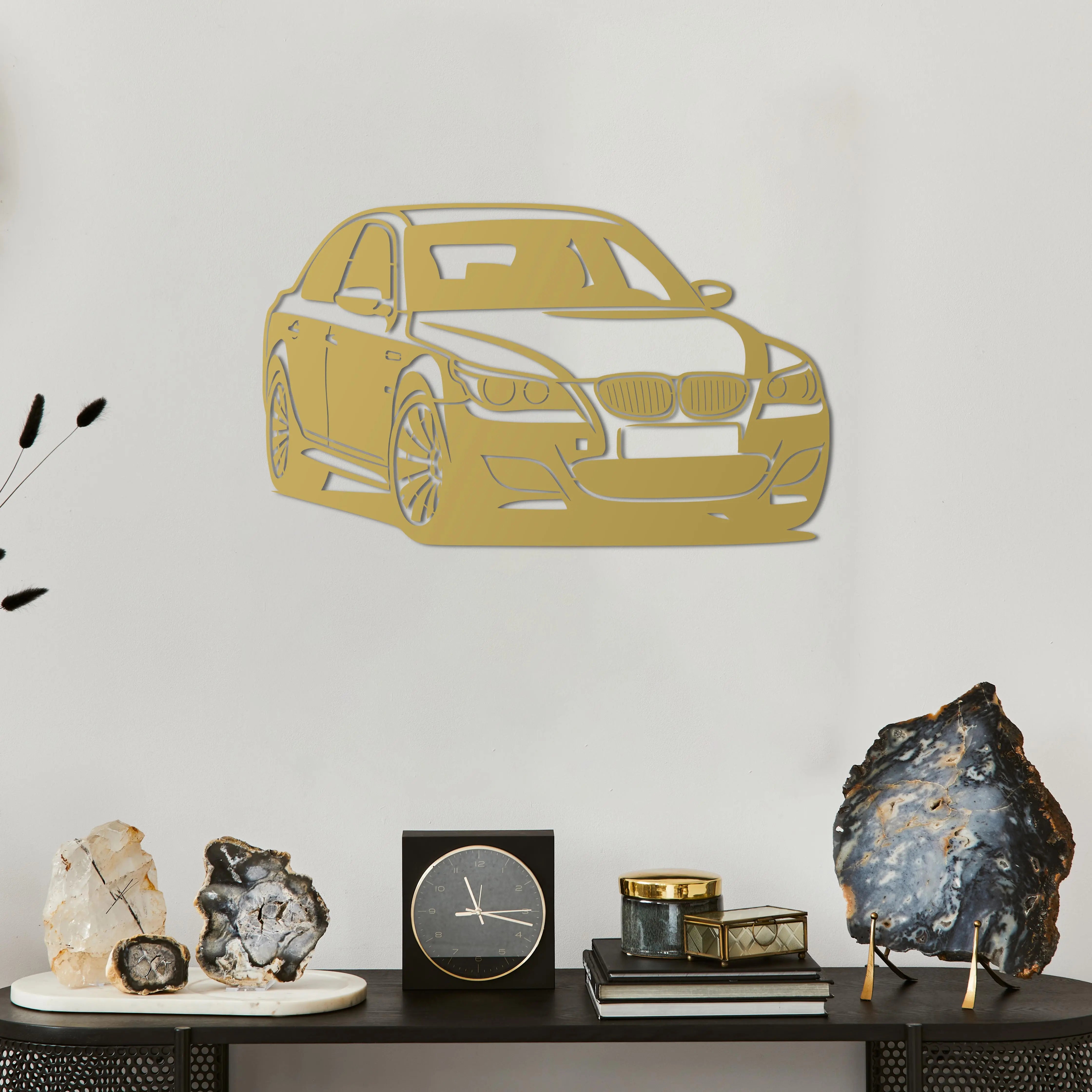 BMW E60 M5 – Araba Metal Duvar Dekoru Laser Artique