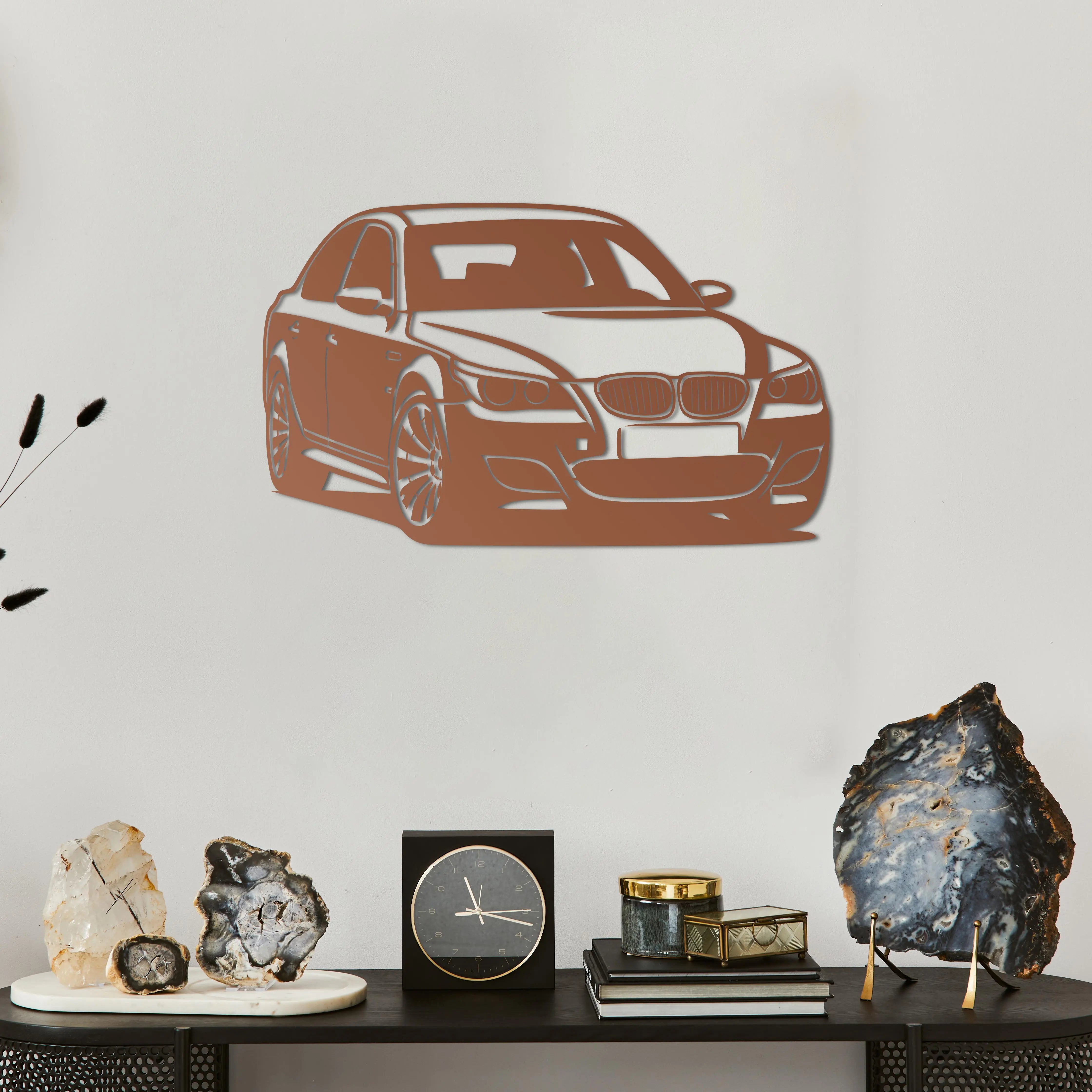 BMW E60 M5 – Araba Metal Duvar Dekoru Laser Artique