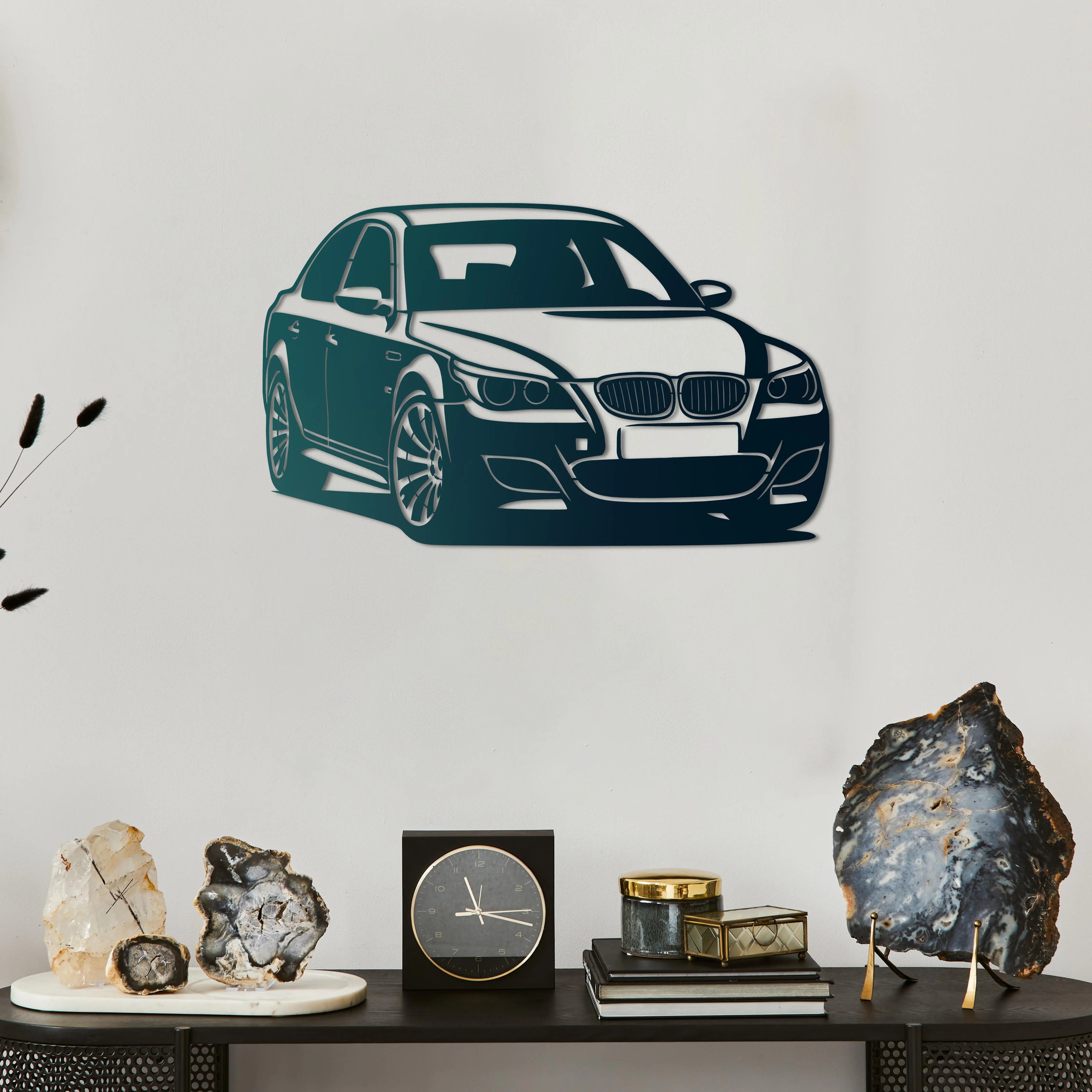 BMW E60 M5 – Araba Metal Duvar Dekoru Laser Artique