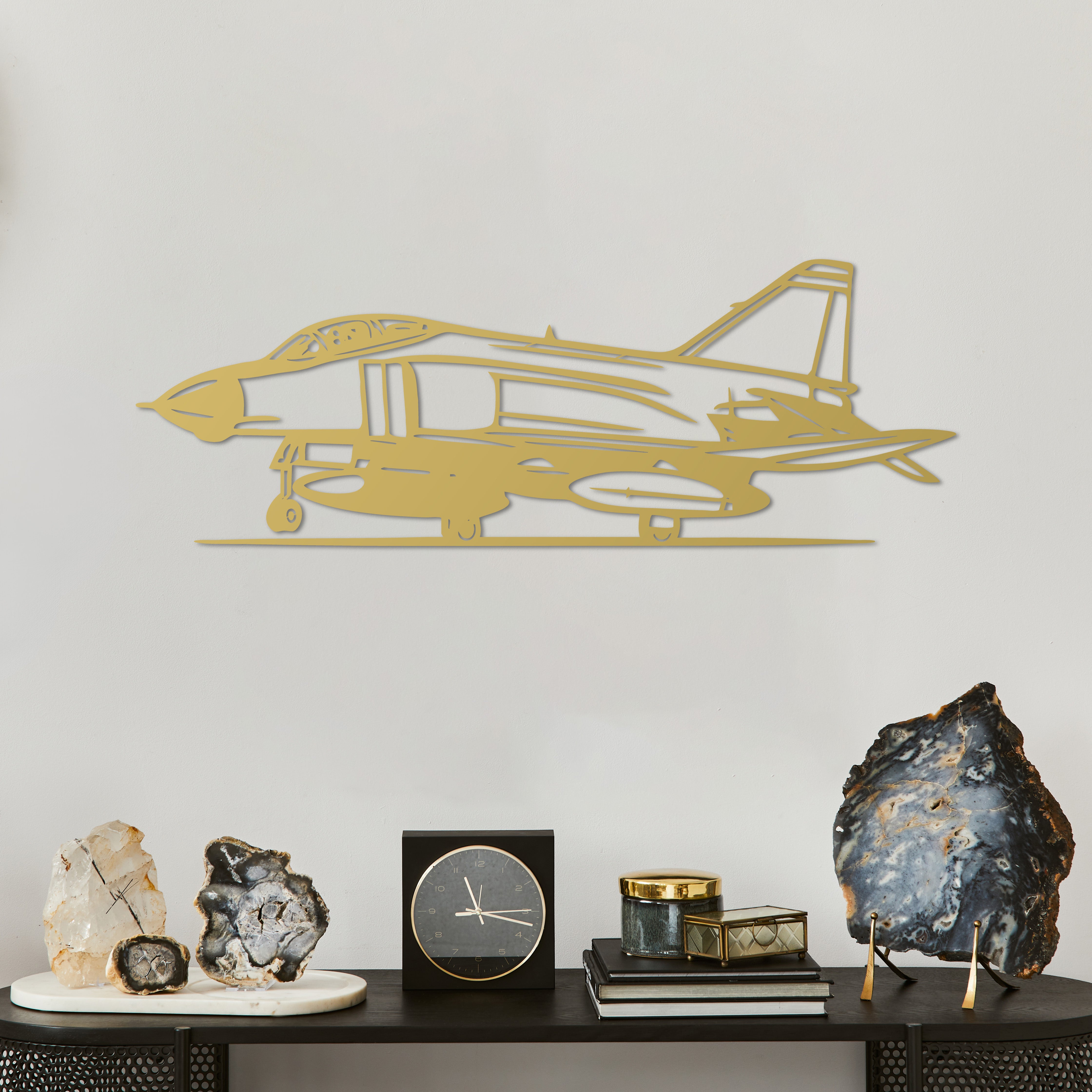 F-4 Phantom – Jet Uçak Metal Duvar Dekoru