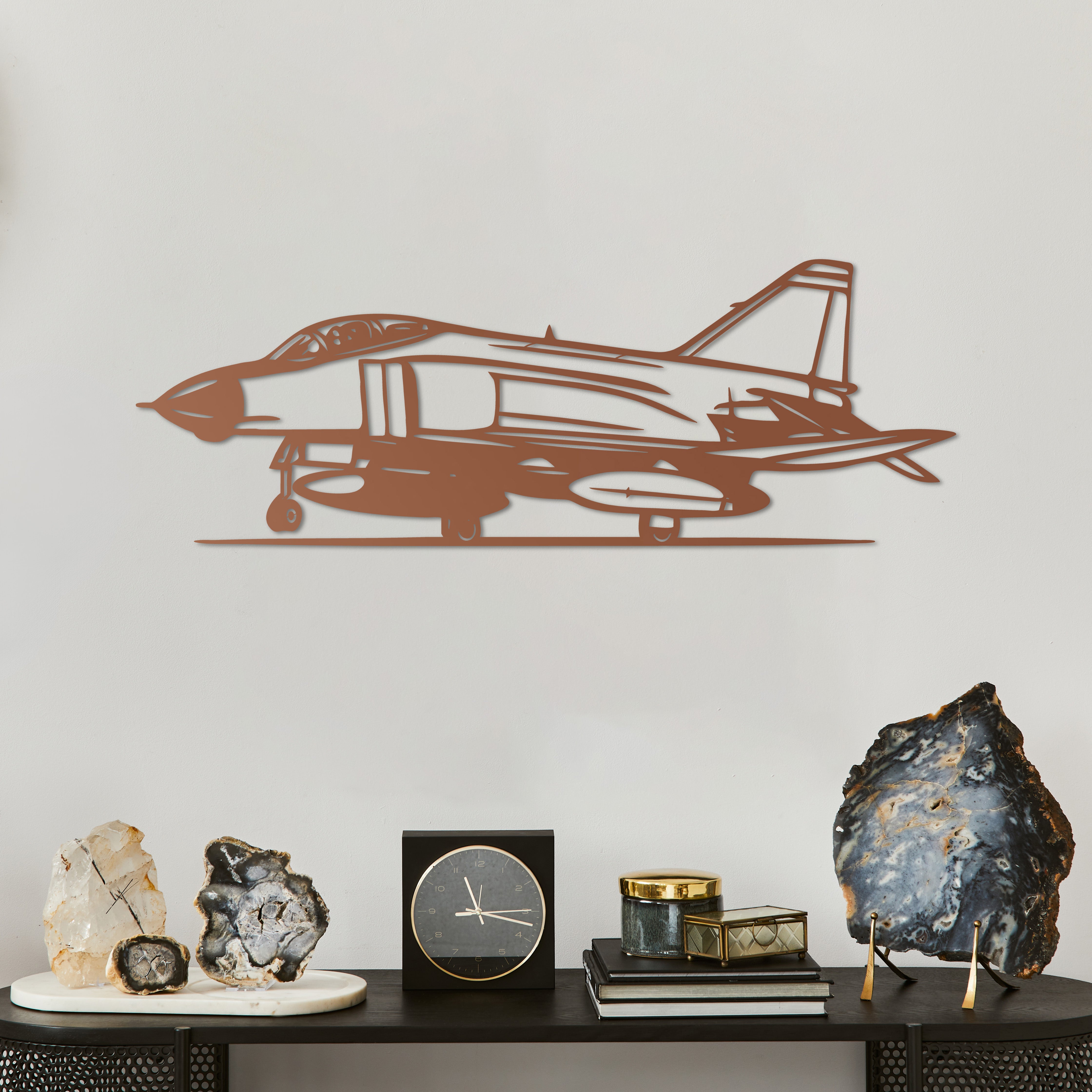 F-4 Phantom – Jet Uçak Metal Duvar Dekoru