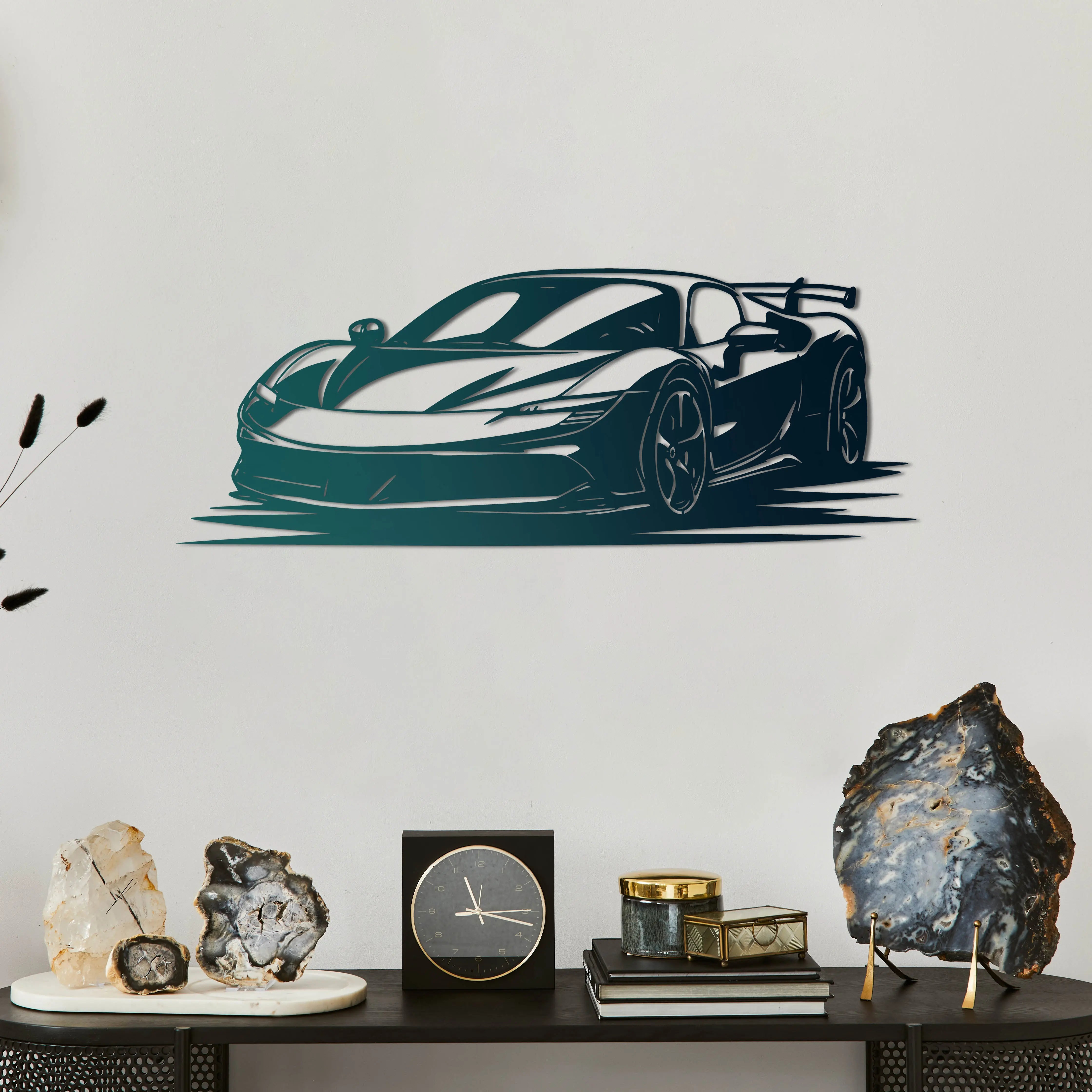 Ferrari SF90 Stradale – Araba Metal Duvar Dekoru Laser Artique