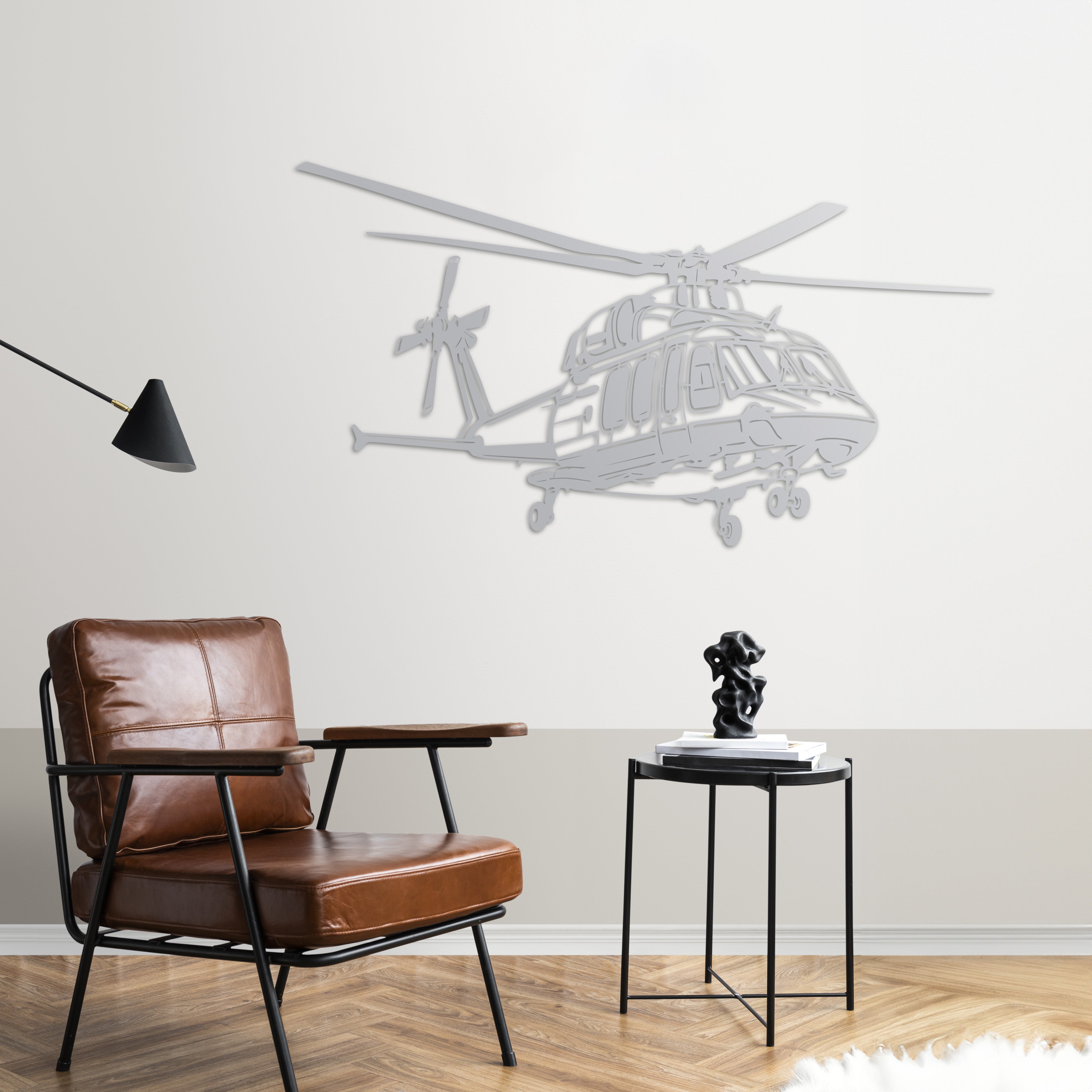 GÖKBEY – Yerli Helikopter Metal Duvar Dekoru