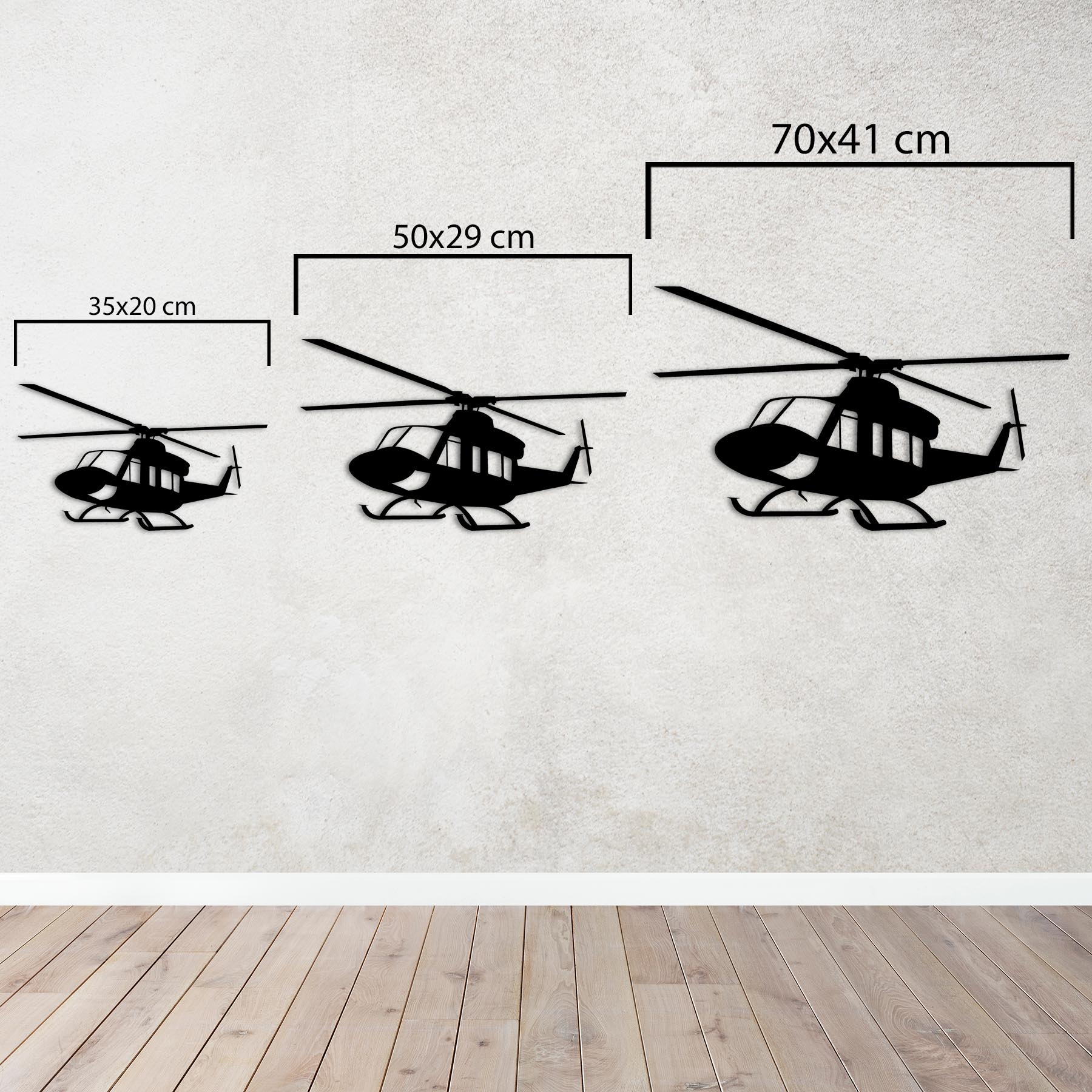 Huey UH-1 – Helikopter Metal Duvar Dekoru