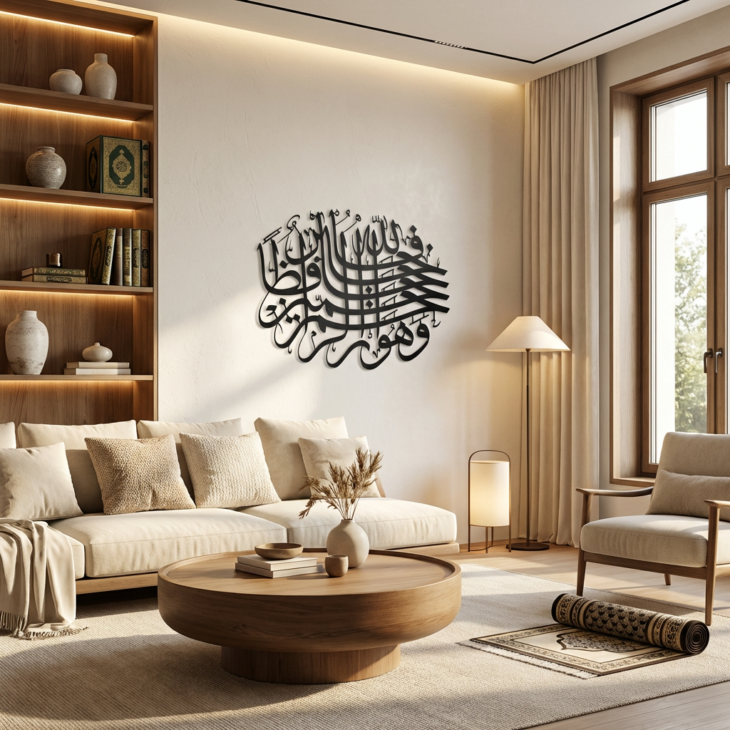 Yusuf Suresi 12:64 – İslami Metal Duvar Dekoru