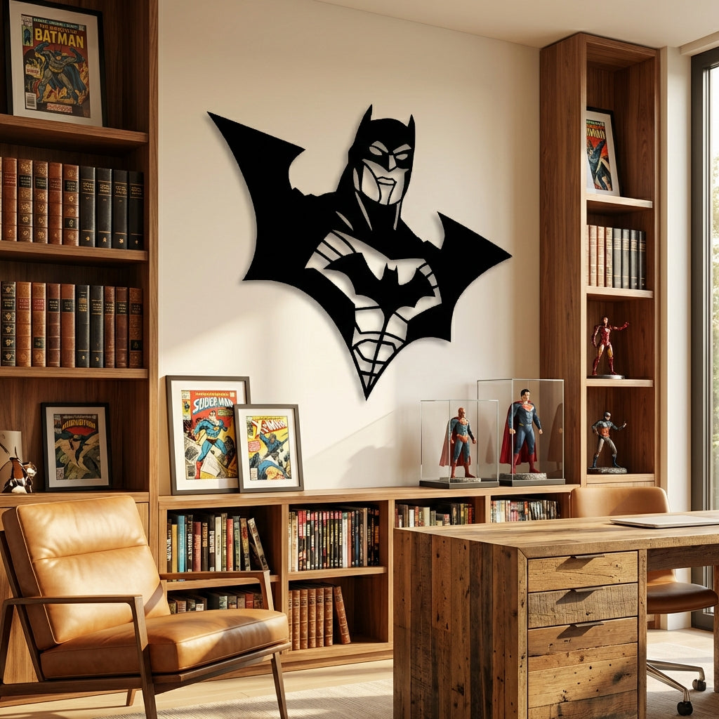 Gözcü Batman Metal Duvar Dekoru