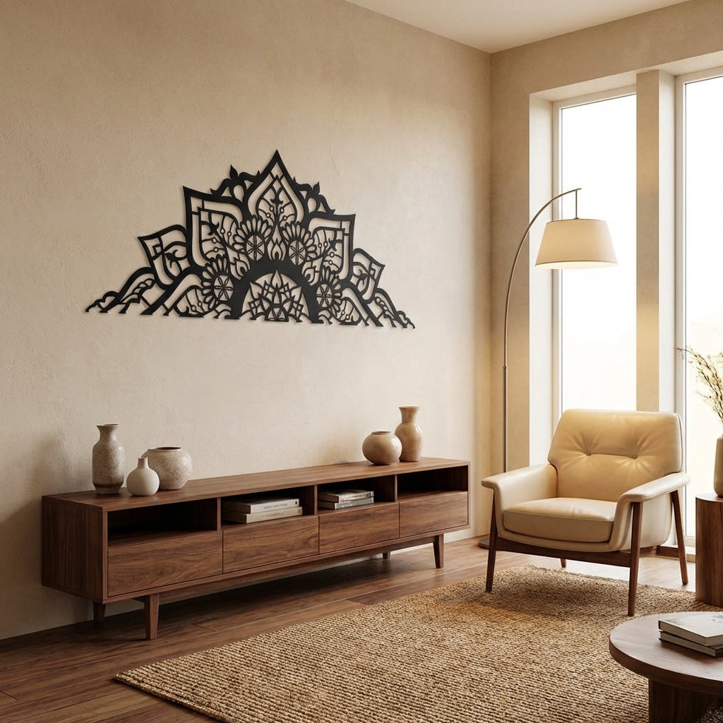 Mandala Metal Duvar Dekoru