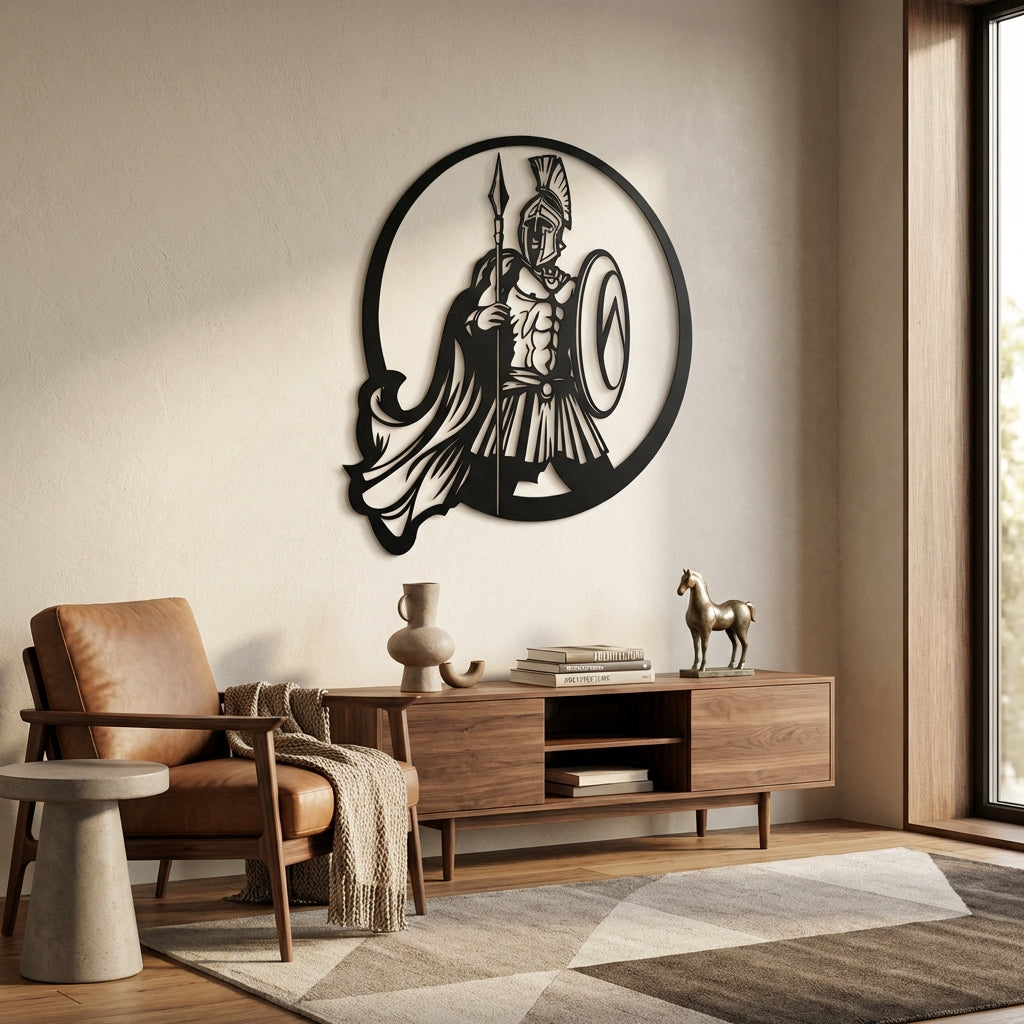 "Sparta Ruhu" Metal Duvar Dekoru