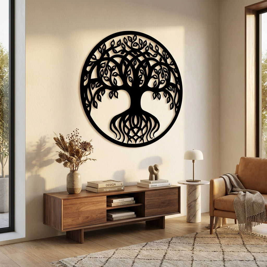 Yaşam Ağacı – Metal Duvar Dekoru