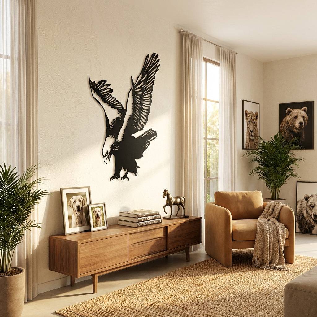 Özgür Kartal Metal Duvar Dekoru