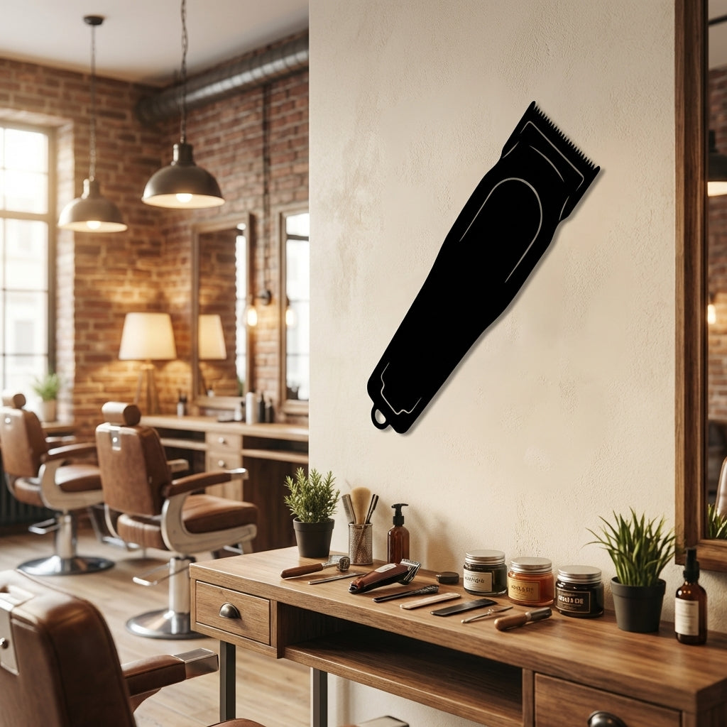 Ustalığın Sesi – Berber Metal Duvar Dekoru