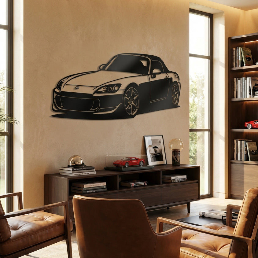 Honda S2000 – Araba Metal Duvar Dekoru