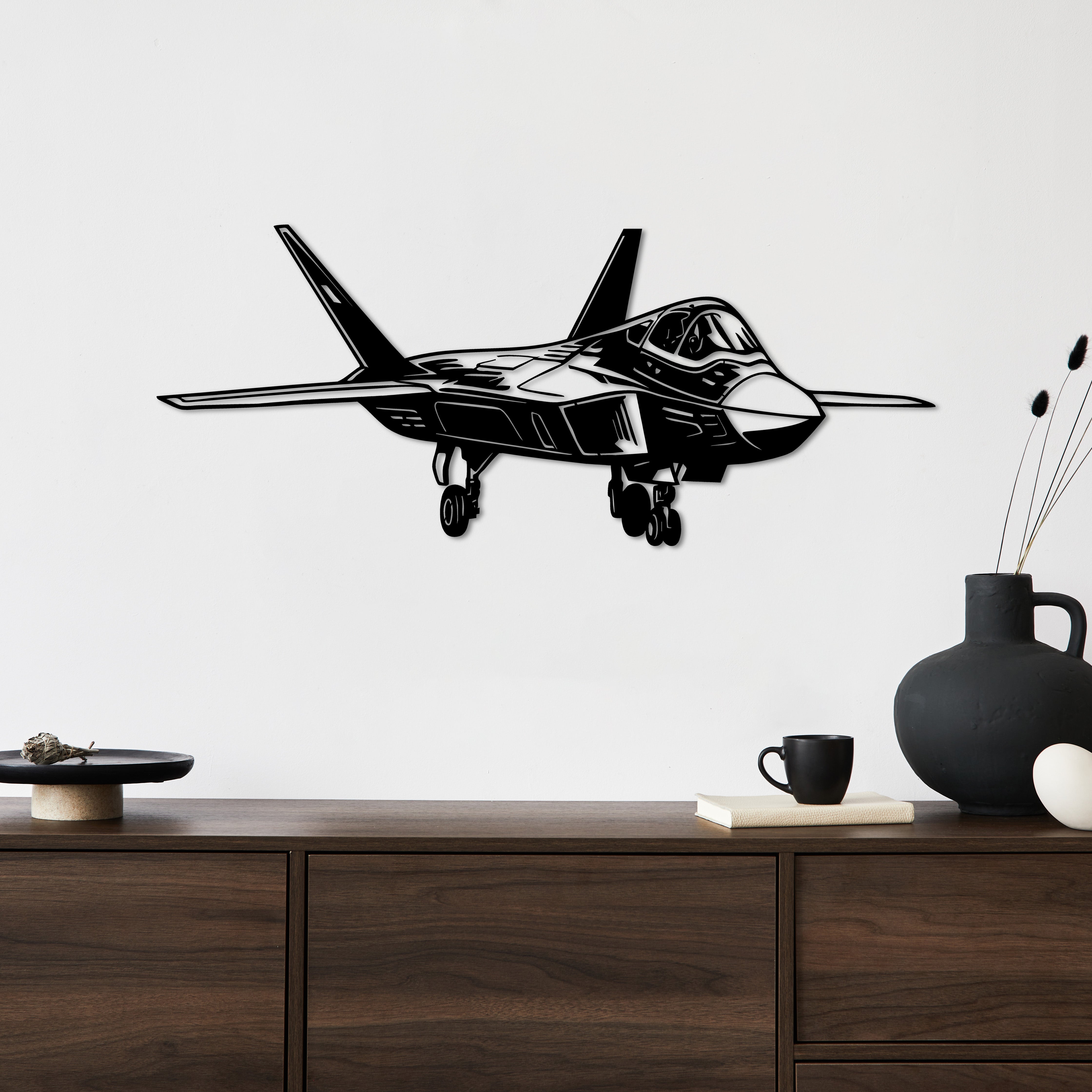 KAAN – 5. Nesil Savaş Uçağı Metal Duvar Dekoru