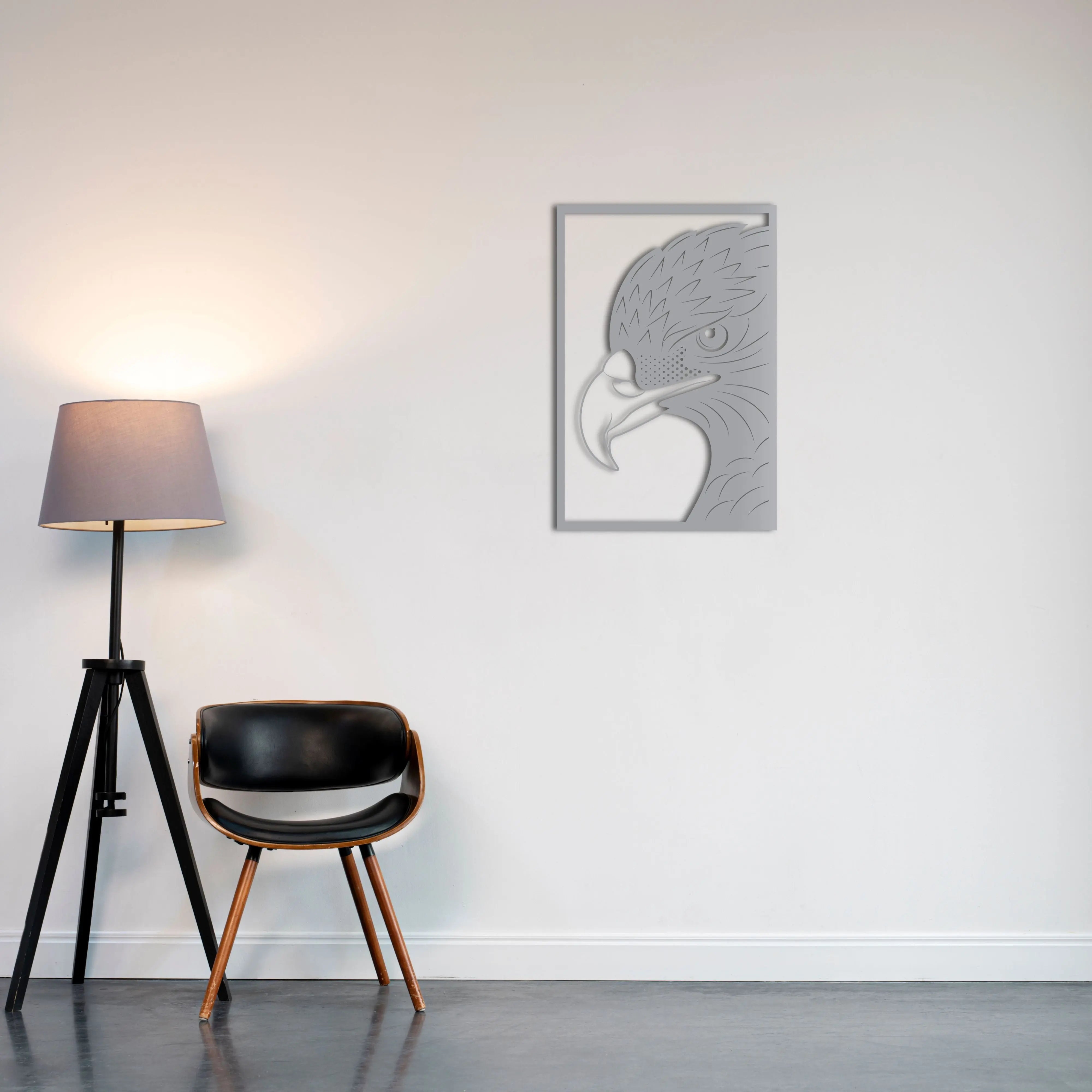 Kartal Pençesi Metal Duvar Dekoru Laser Artique