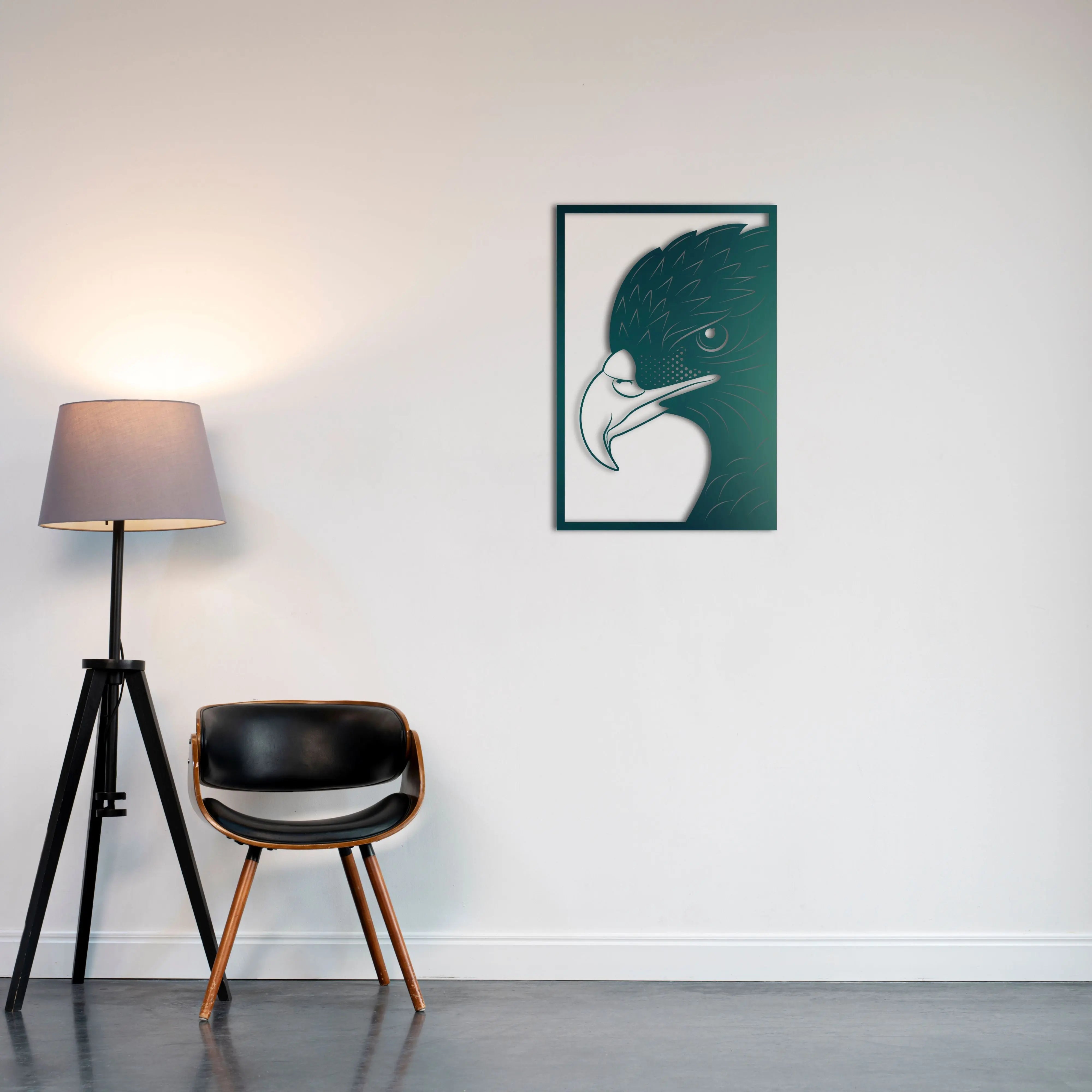 Kartal Pençesi Metal Duvar Dekoru Laser Artique