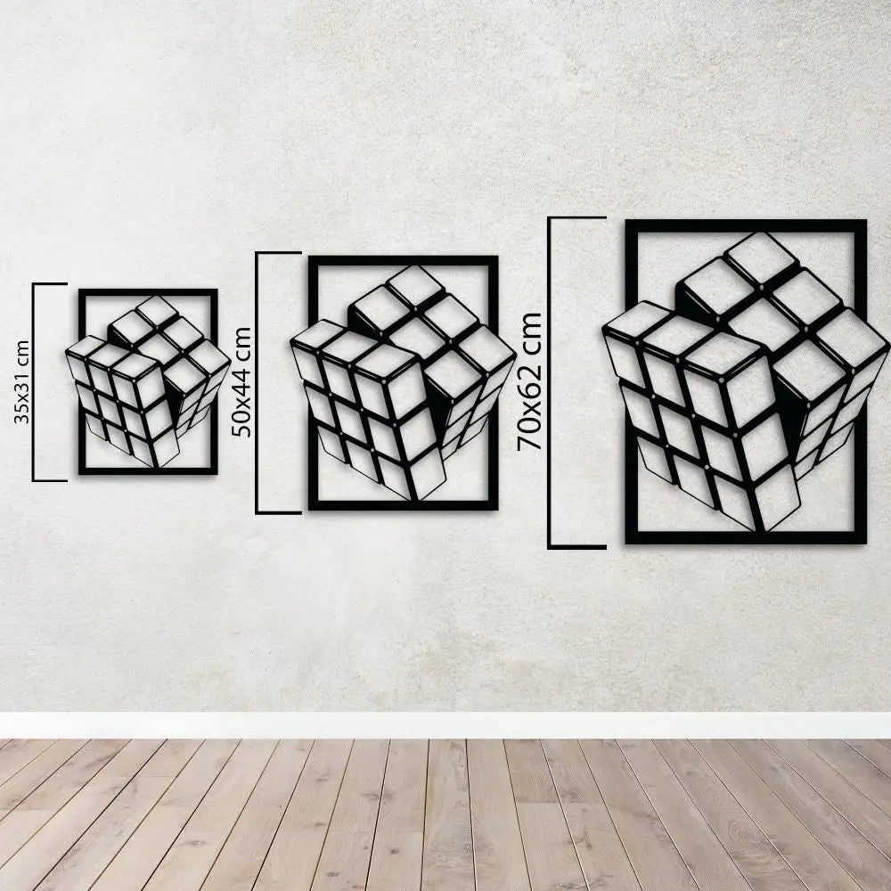 Zihin Küpü Metal Duvar Dekoru Laser Artique