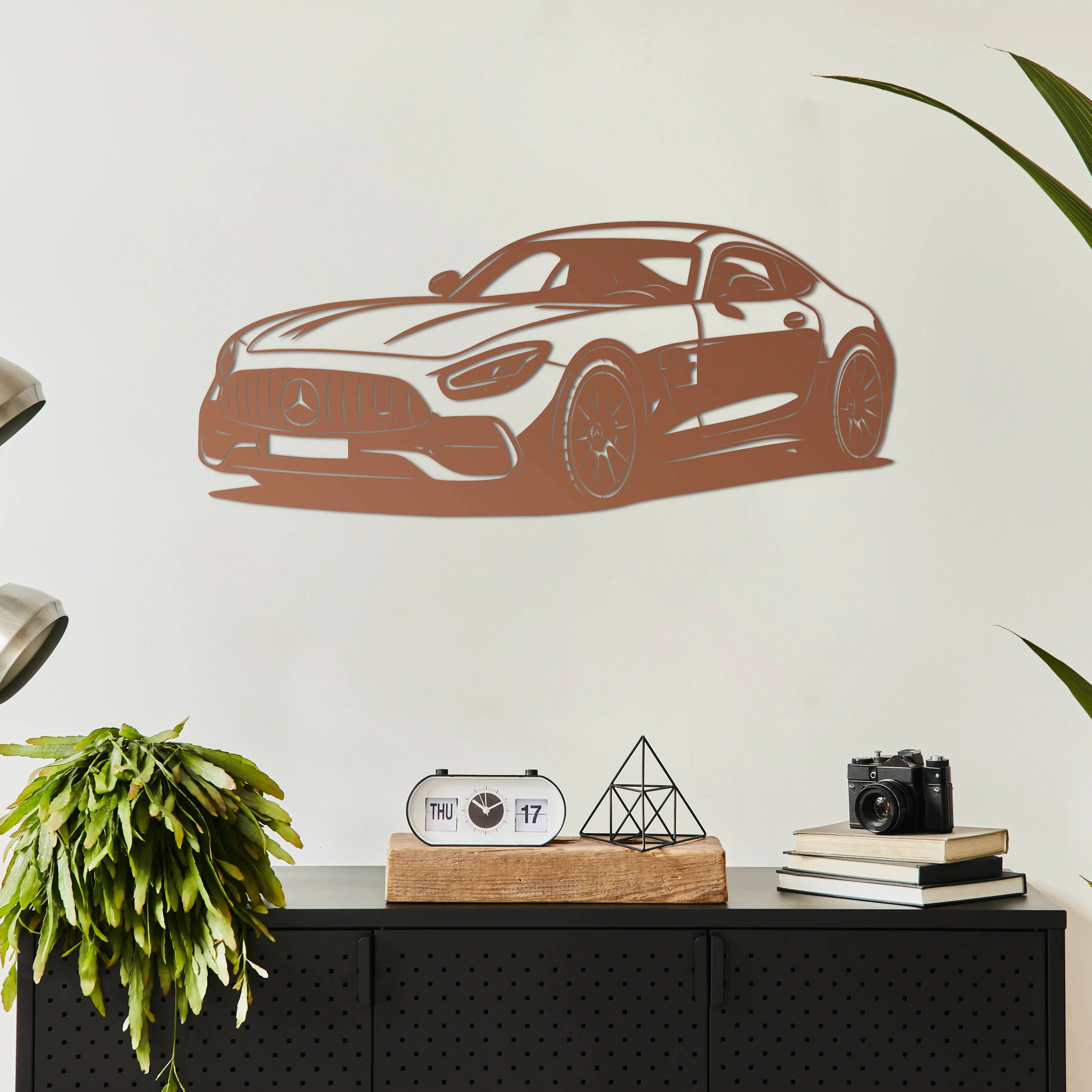 Mercedes-AMG GT – Araba Metal Duvar Dekoru Laser Artique