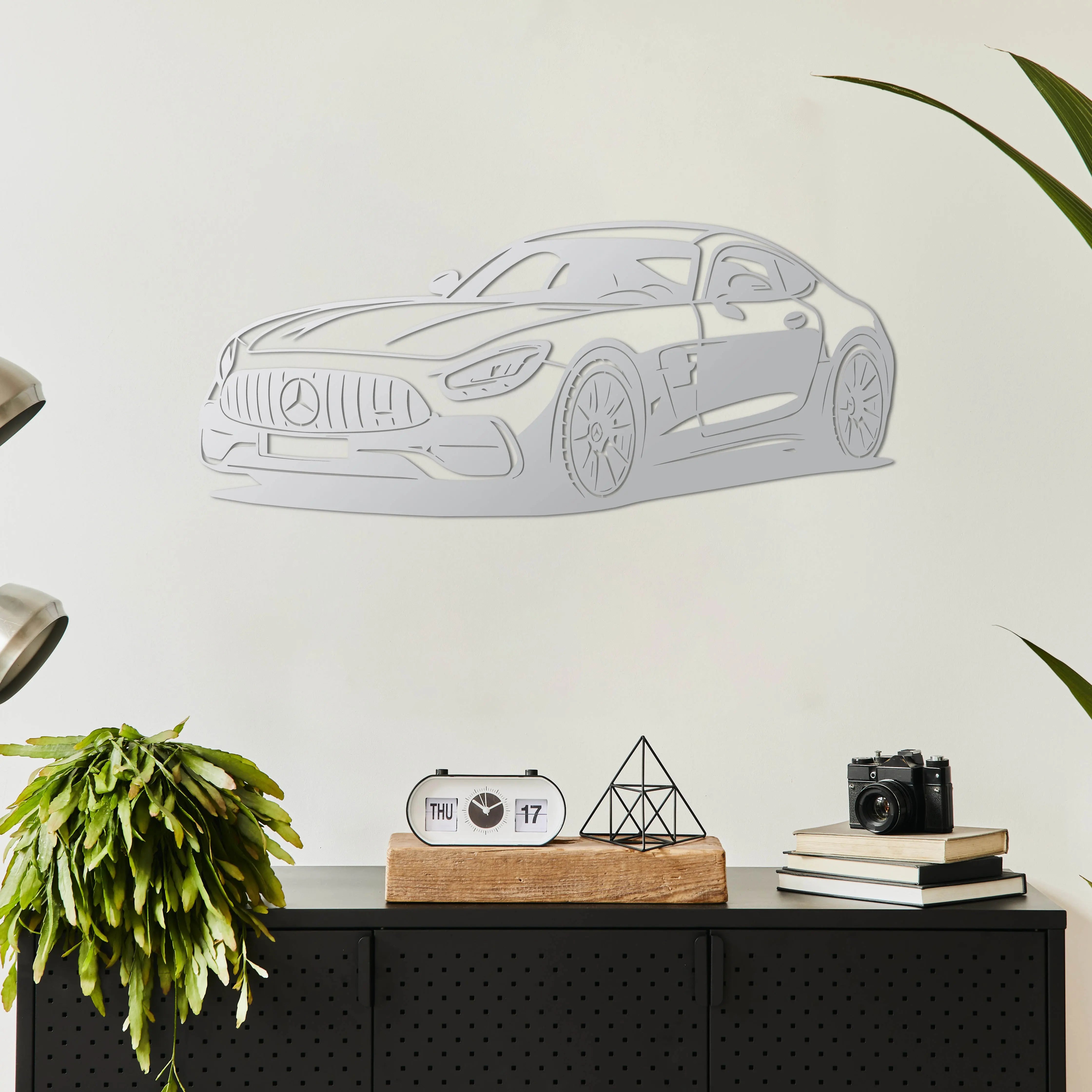 Mercedes-AMG GT – Araba Metal Duvar Dekoru Laser Artique