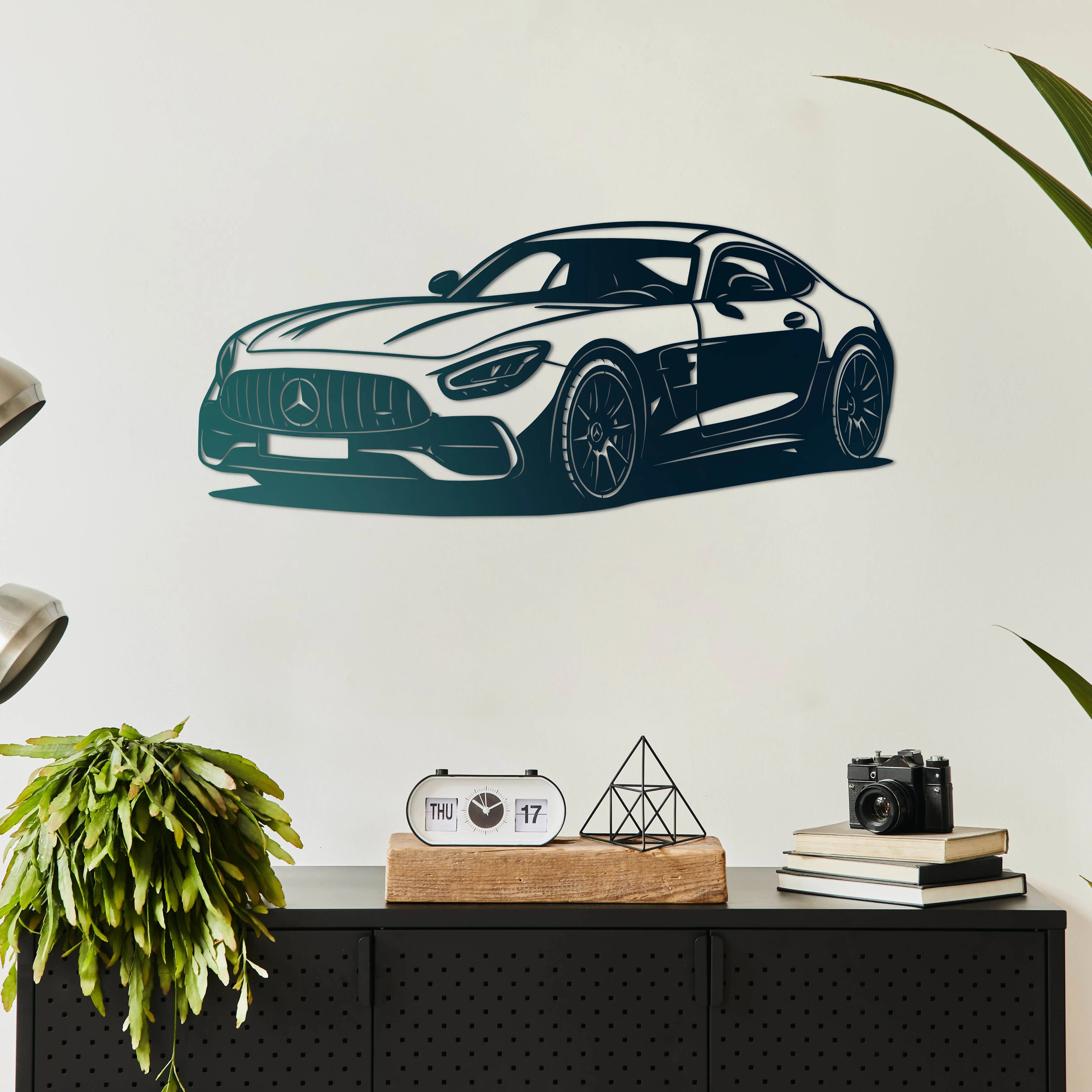 Mercedes-AMG GT – Araba Metal Duvar Dekoru Laser Artique