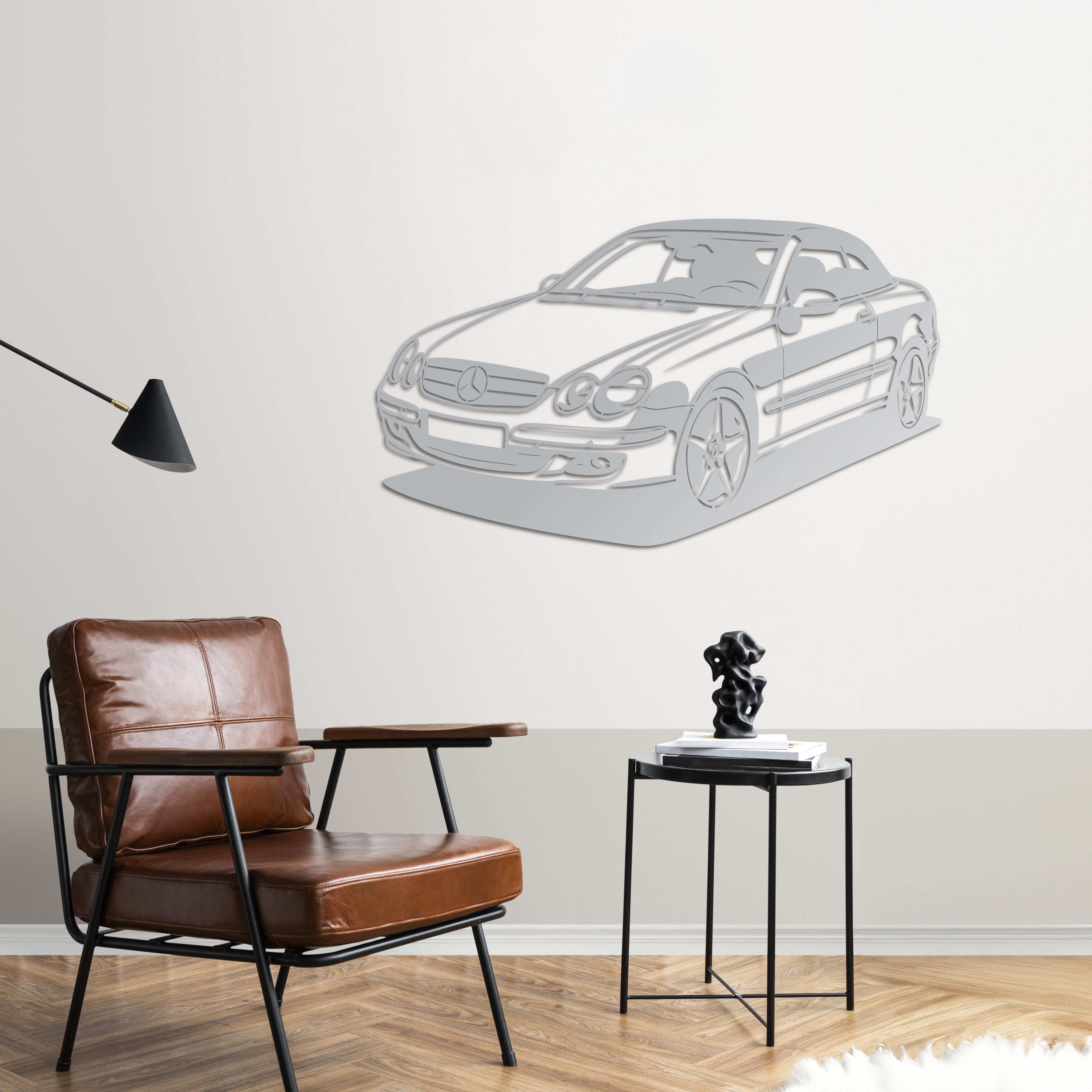 Mercedes-Benz CLK – Araba Metal Duvar Dekoru