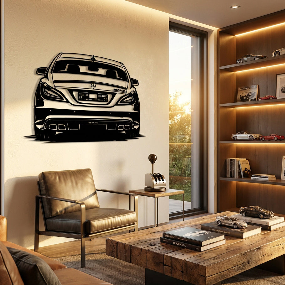 Mercedes-Benz CLS 63 Stoplar – Araba Metal Duvar Dekoru